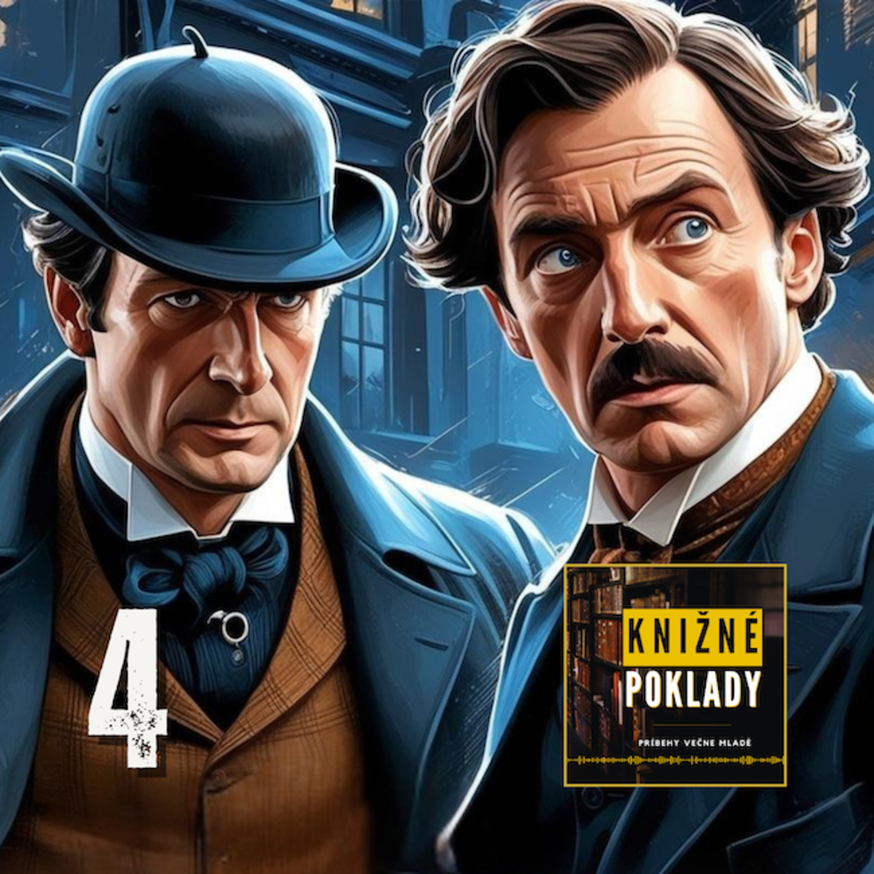 Sherlock Holmes (A. C. Doyle): Štúdia v krvavočervenom – audiokniha (4/9)