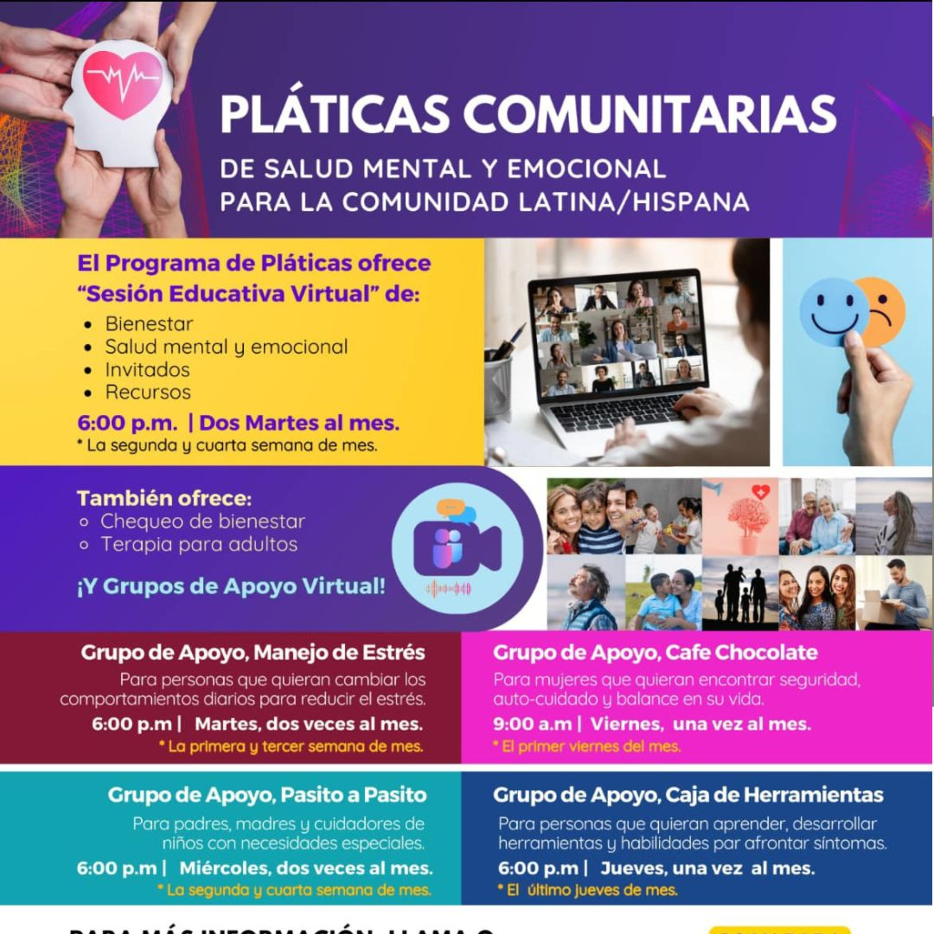  Pláticas Comunitarias sobre salud mental y emocional: Un programa ofrecido por la Mental Health Association Oklahoma para la comunidad hispana de Tulsa Oklahoma episode artwork