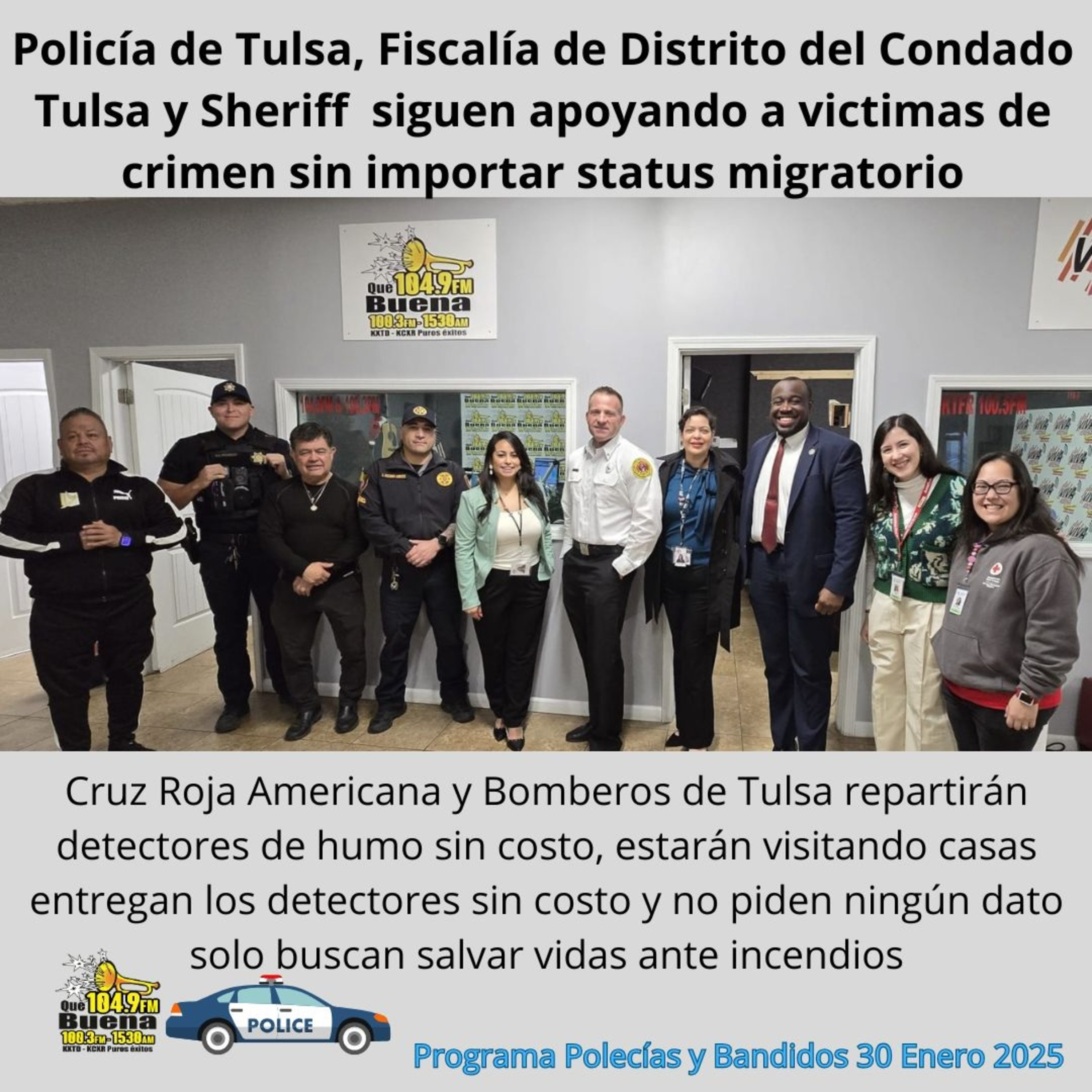  Policía de Tulsa, Fiscalía de Distrito del Condado Tulsa y Sheriff siguen apoyando a victimas de crimen sin importar status migratorio episode artwork