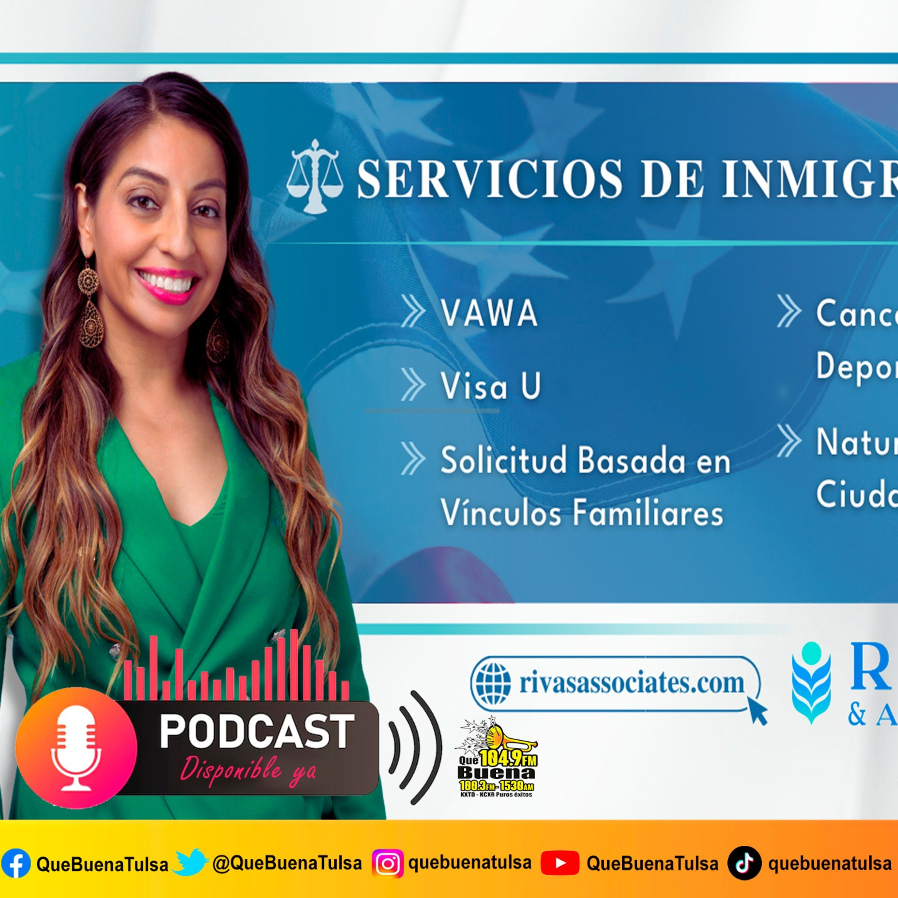 Abogada de Inmigración Lorena Rivas de Tulsa Oklahoma responde preguntas episode artwork