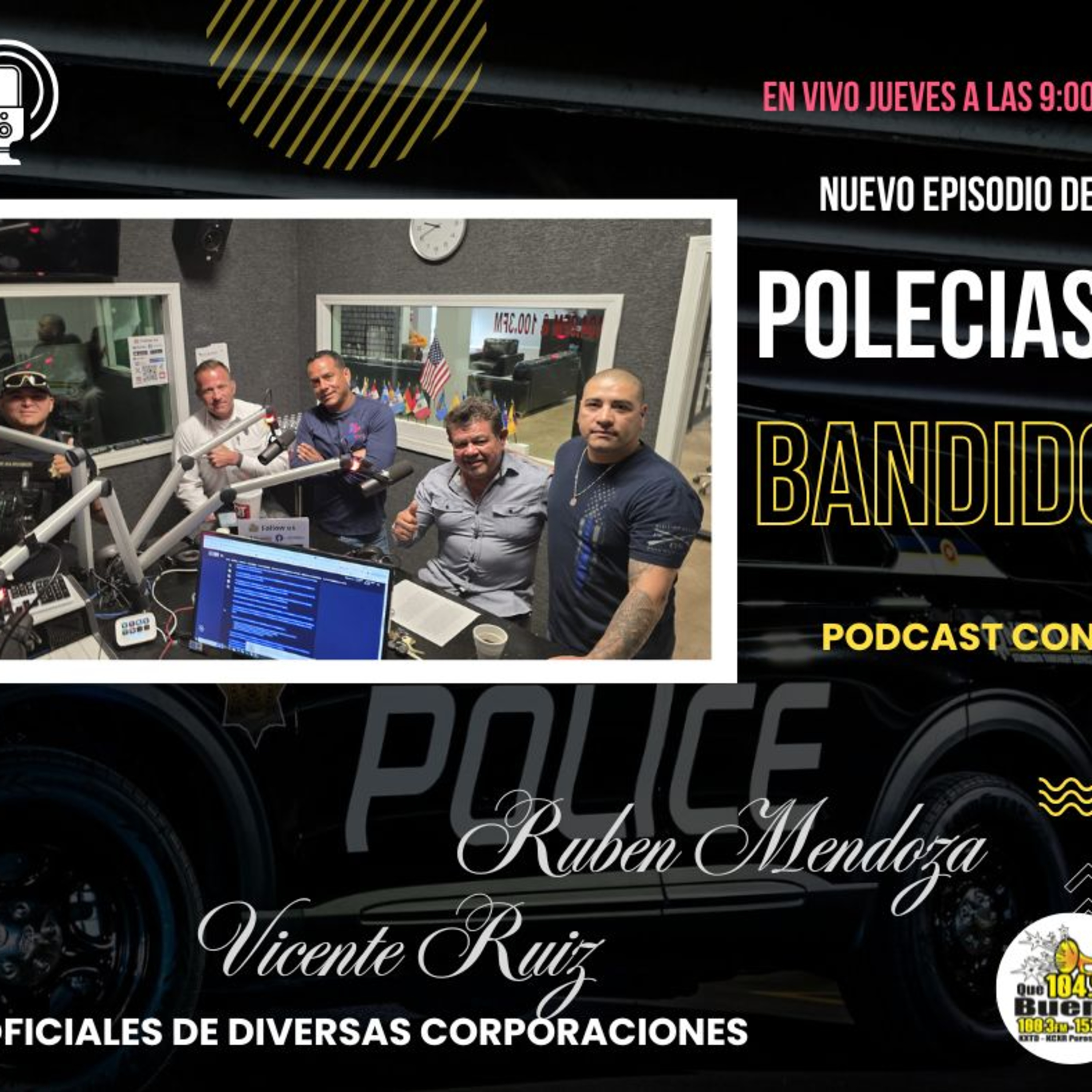 🎙️ Polecias y Bandidos – Jueves 26 de junio 2025 🚓☀️🎆 episode artwork