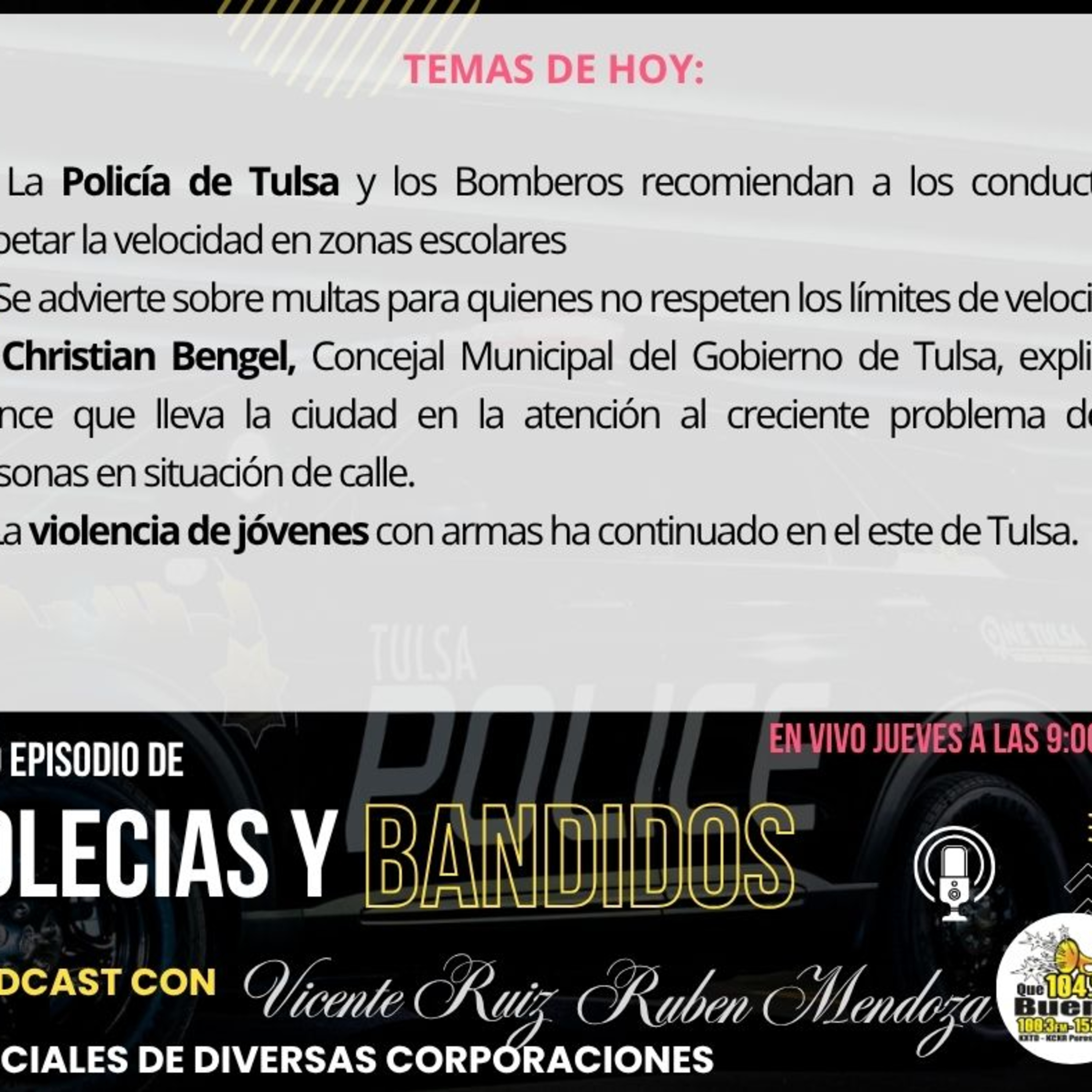📻 Resumen del programa "Polecias y Bandidos" – Jueves 07 de agosto 2025 episode artwork