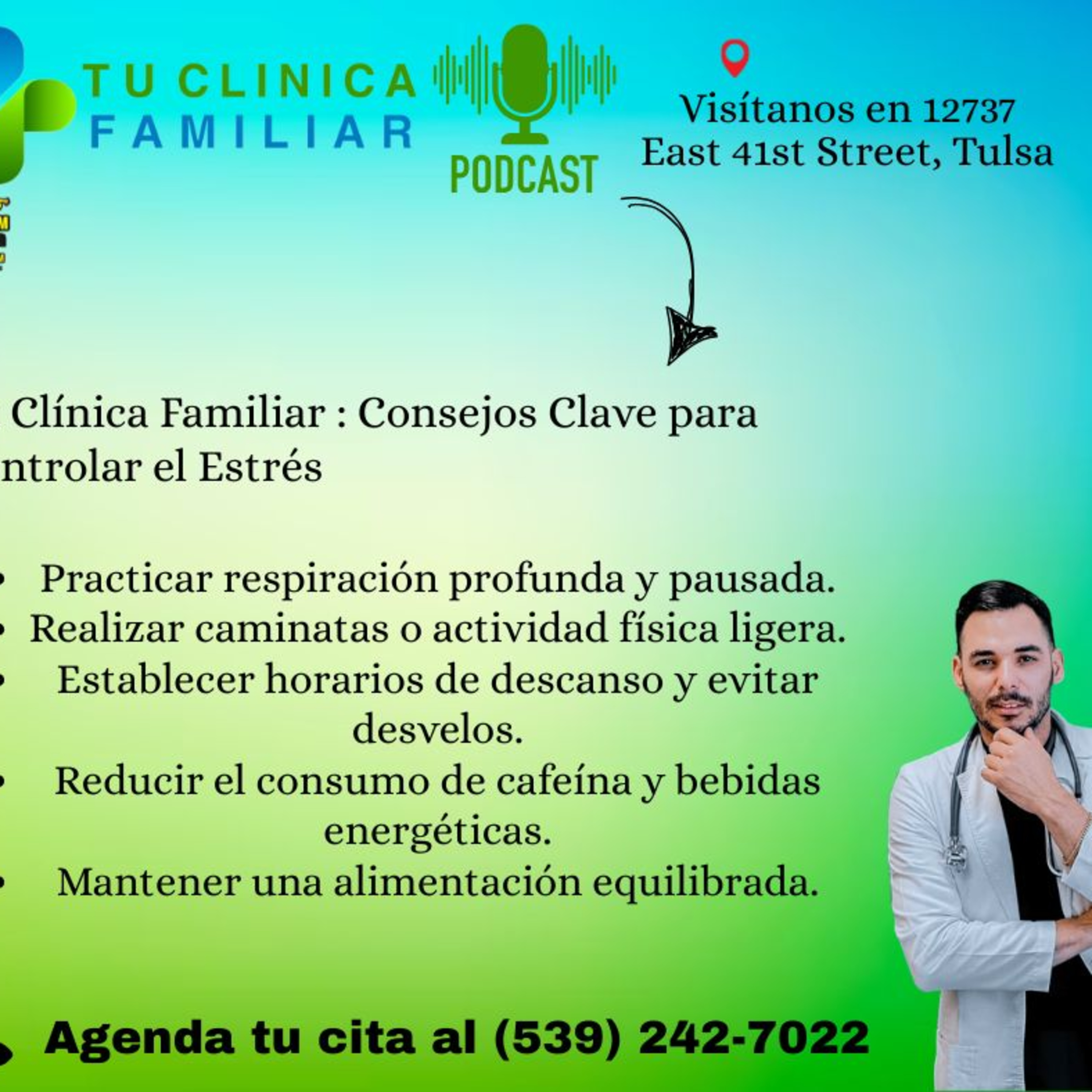 Tu Clínica Familiar : Consejos Clave para Controlar el Estrés episode artwork
