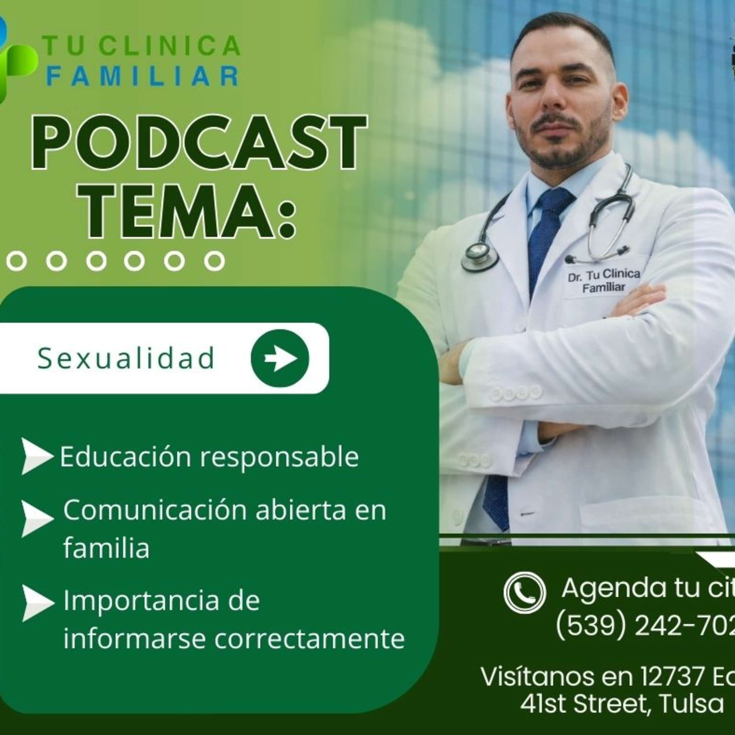 Consejos de salud familiar: influenza, desarrollo infantil y educación sexual: Tu Clínica Familiar episode artwork