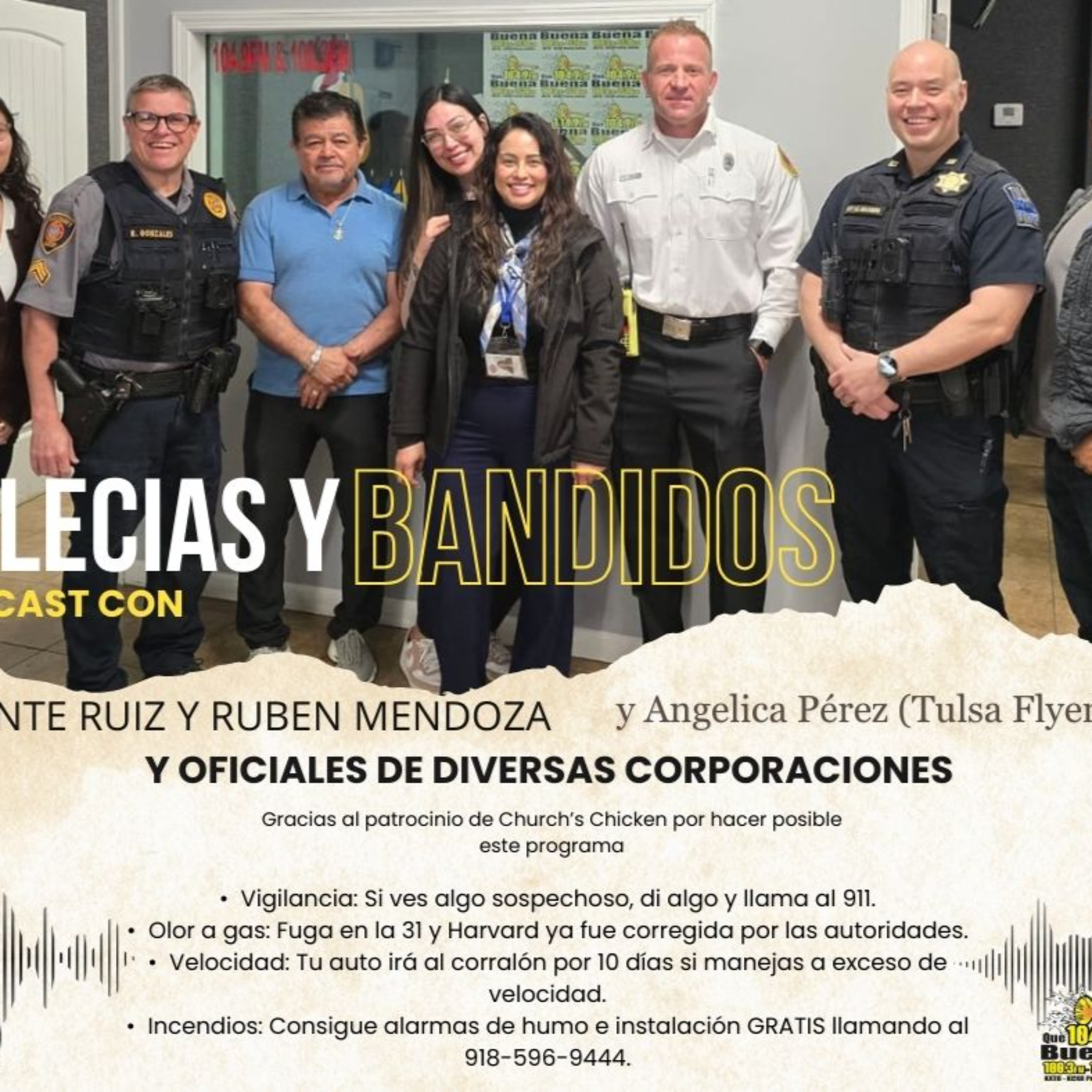 Alerta de terrorismo nacional no es ajena a Tulsa hoy en Polecías y Bandidos 13 marzo 2026 episode artwork
