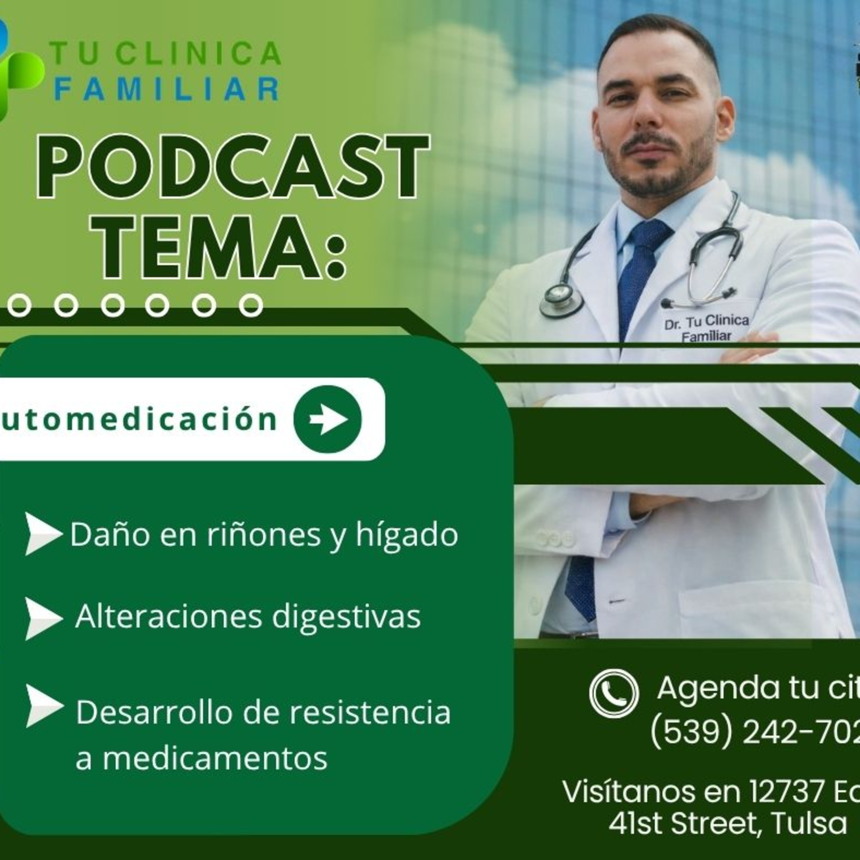 Automedicación: el Dr. Pedro advierte sobre daños graves a riñones, hígado y estómago episode artwork