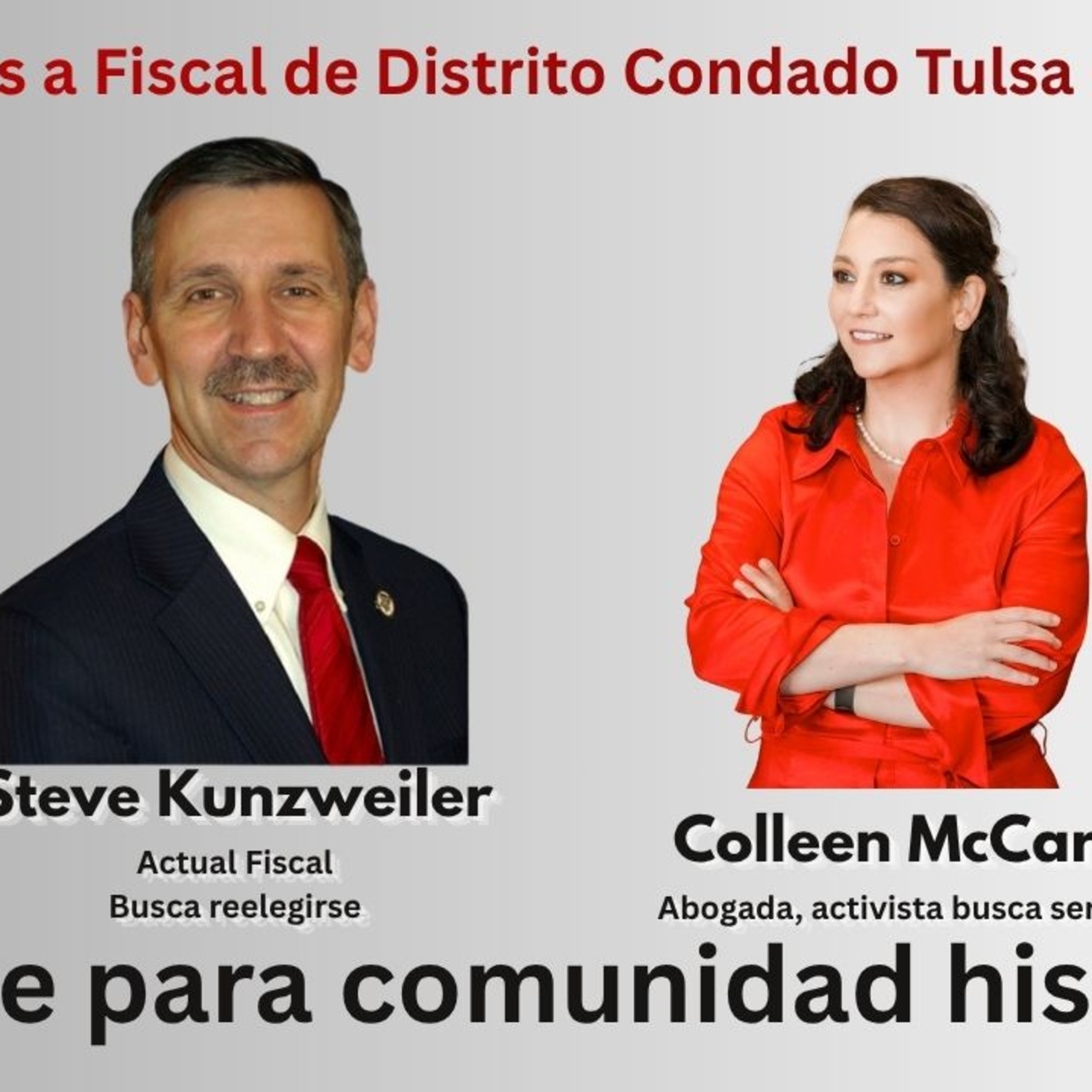 Debate Steve Kunzweiler, y , Colleen McCarty Candidatos a Fiscal de Distrito Tulsa Oklahoma  episode artwork