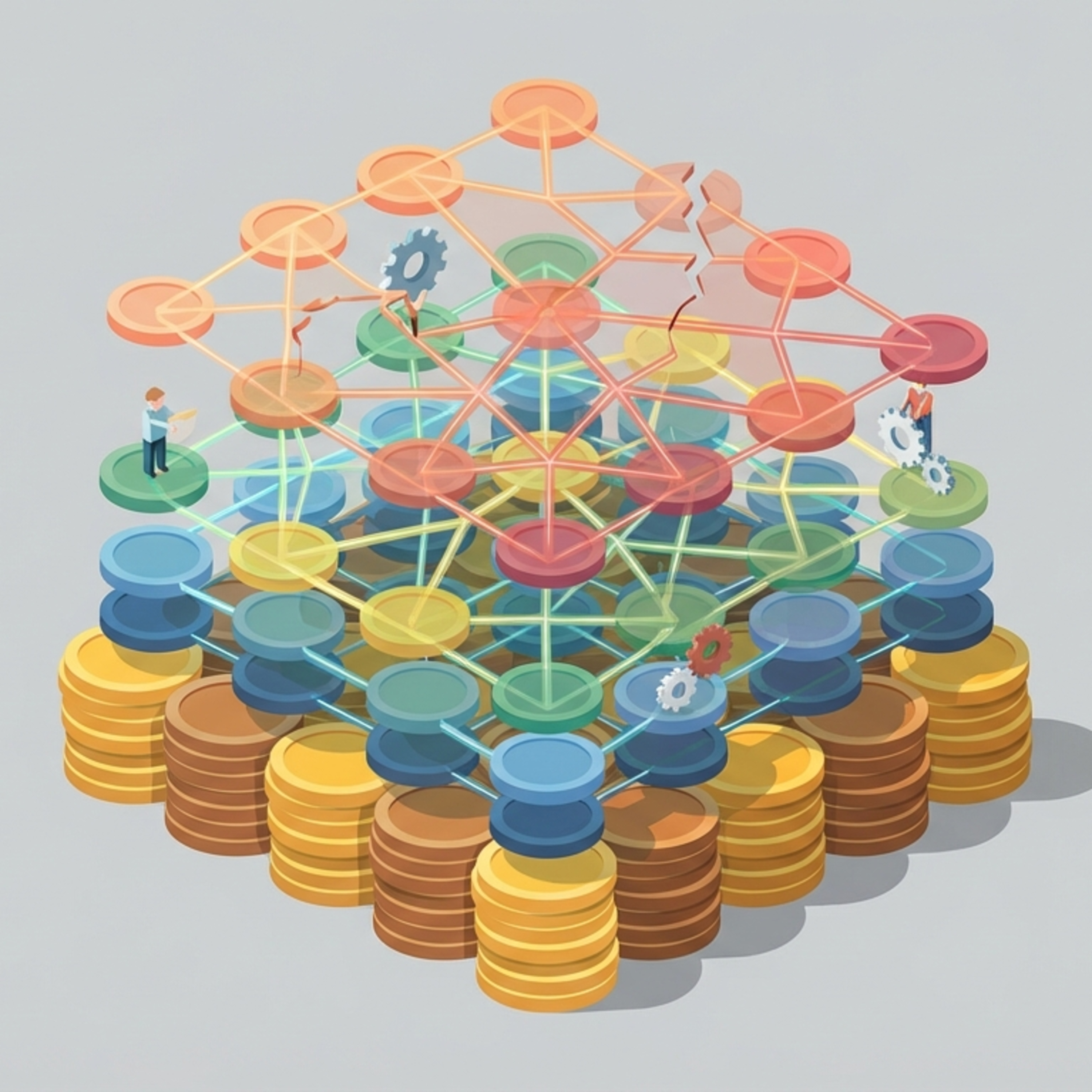 DeFiは銀行を殺したんじゃない、銀行を再発明していた?1ドルが4.7ドルに化けるトークン錬金術の正体