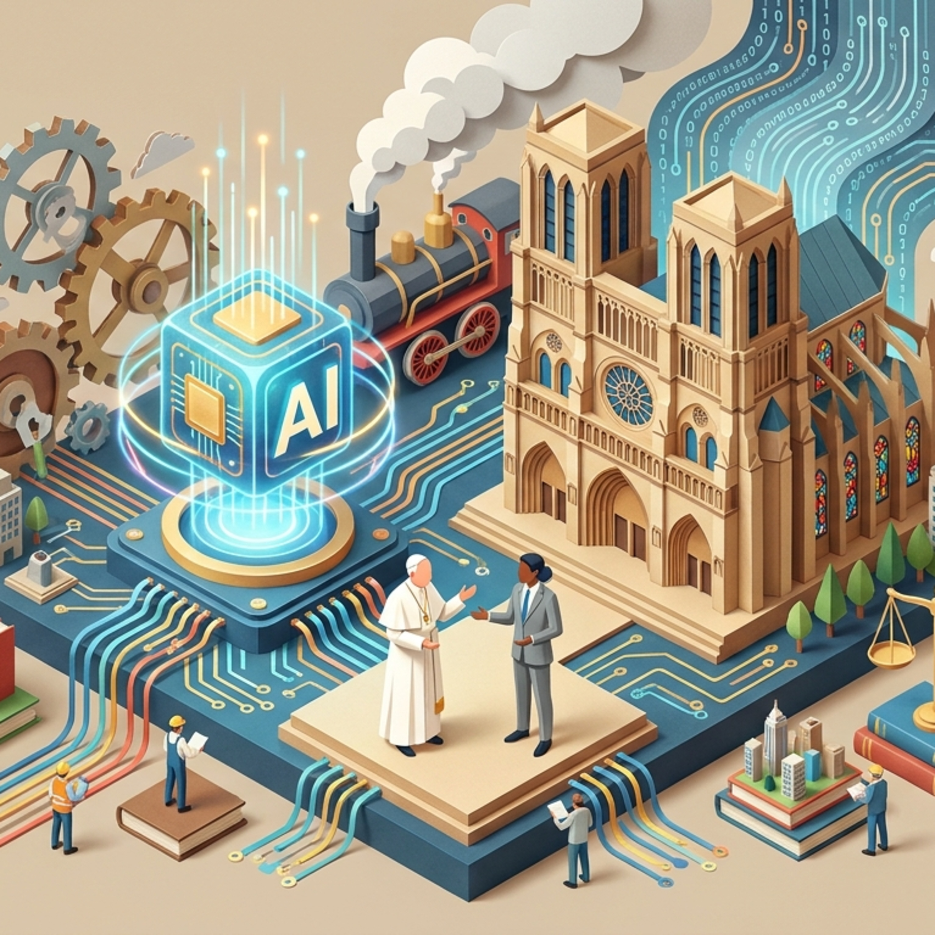 教皇 vs AI? いや、まさかの“共演”でした