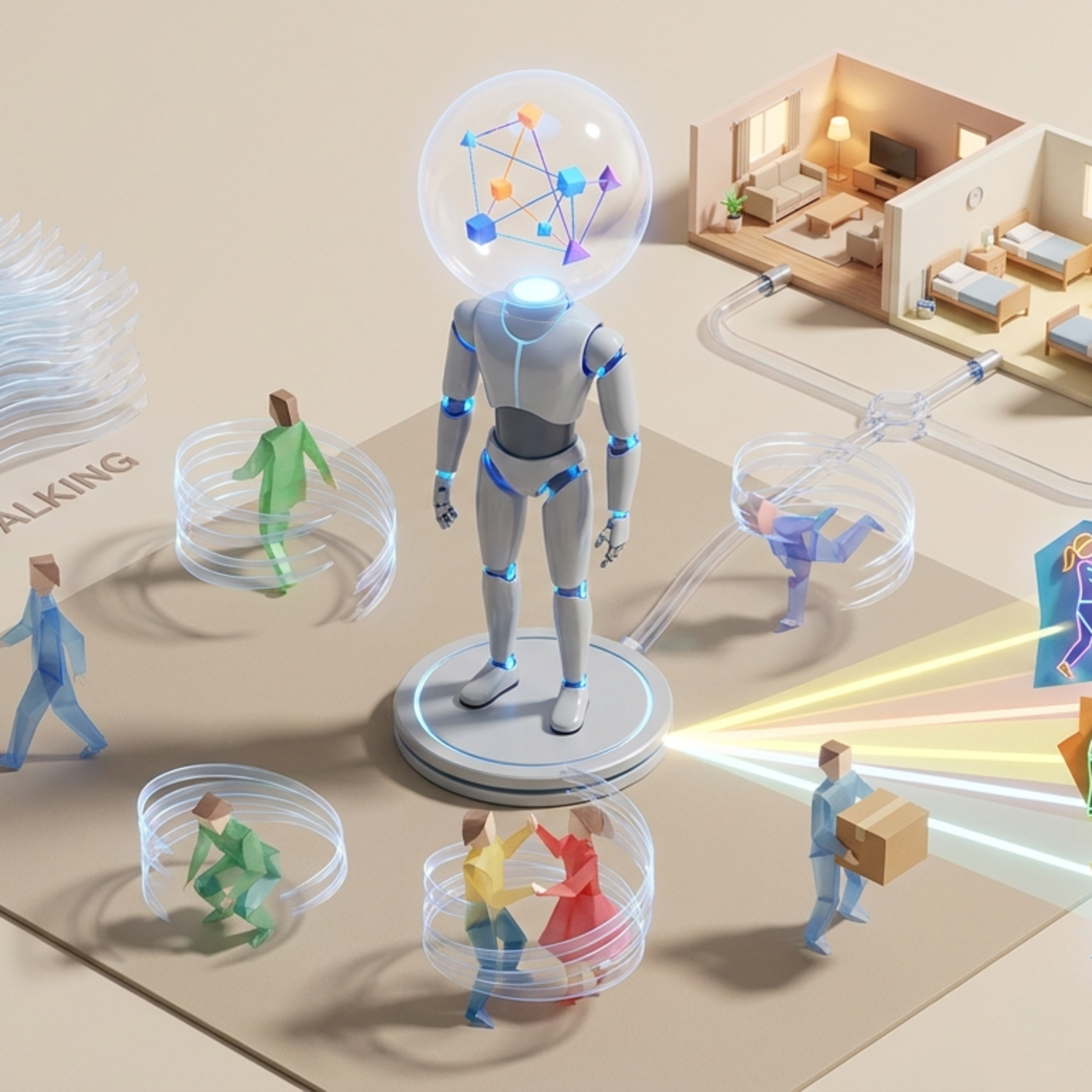 「人間の動きを1億フレーム見せたら、ロボットが"自分で地図"を作り始めた」