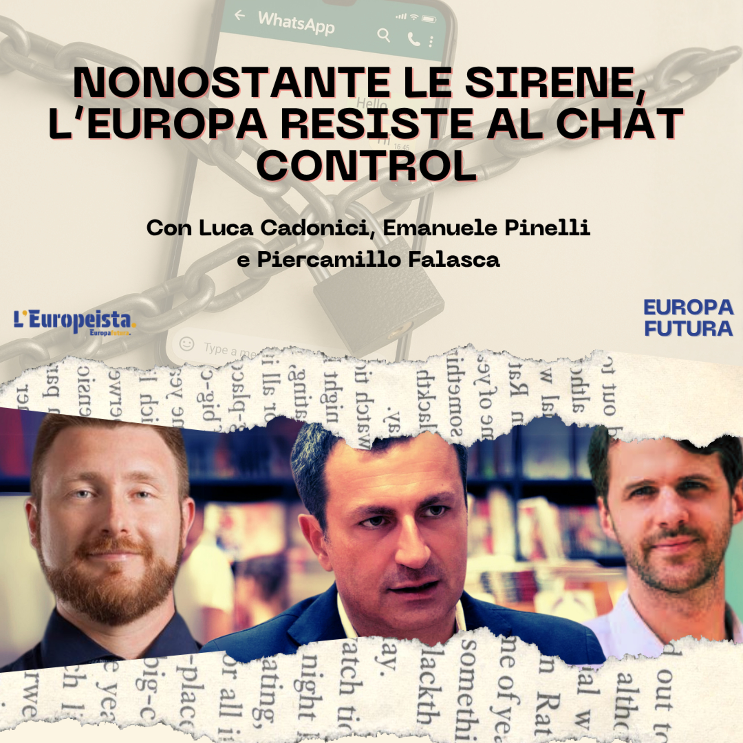 Nonostante le sirene, l'Europa resiste al chat control - Ep.23 episode artwork