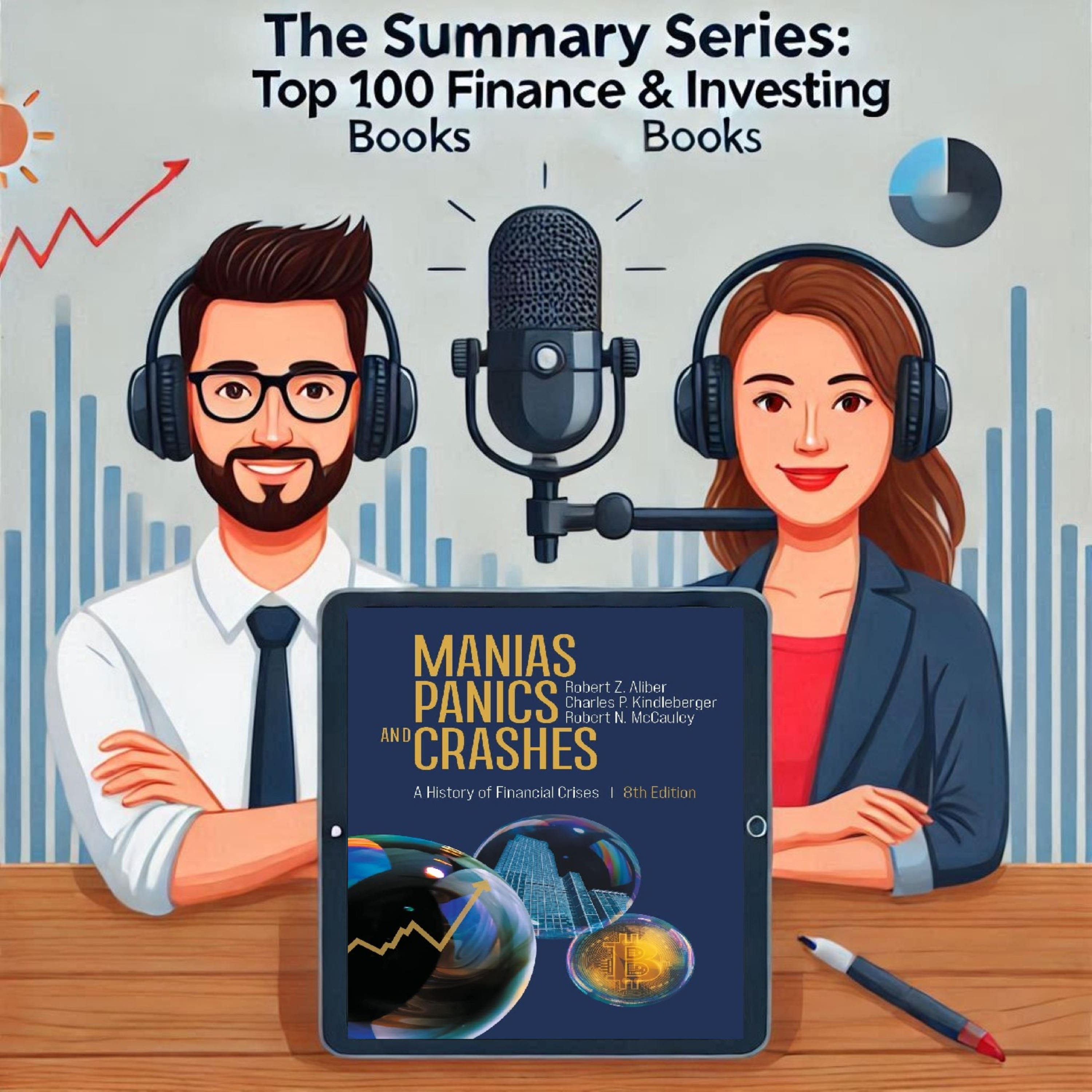 056-Manias, Panics, and Crashes by Charles P. Kindleberger and Robert Z. Aliber episode artwork