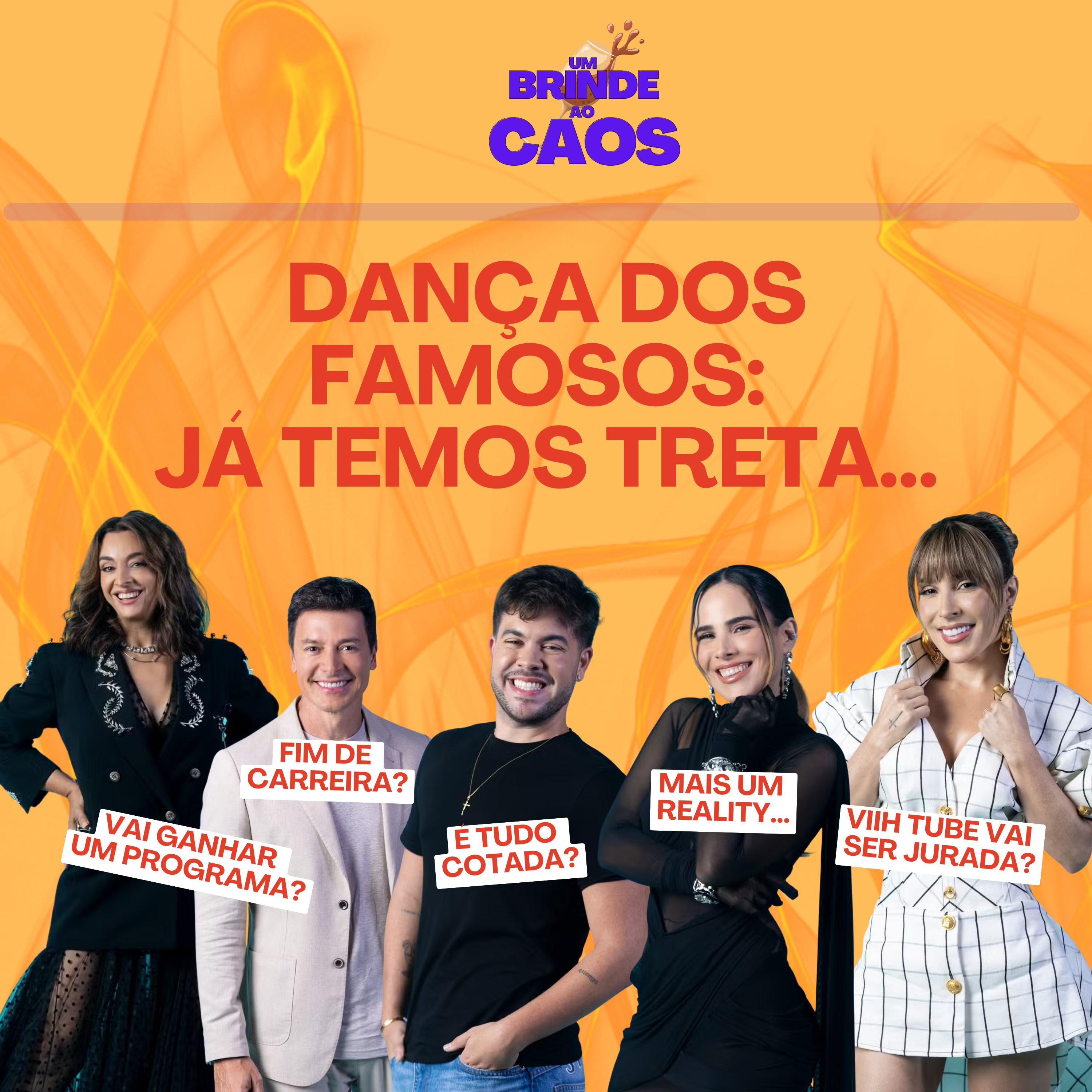 🔥 Dança dos Famosos PEGANDO FOGO: desistência, tretas e suspeita de favorecimento! 😱💃🕺 episode artwork