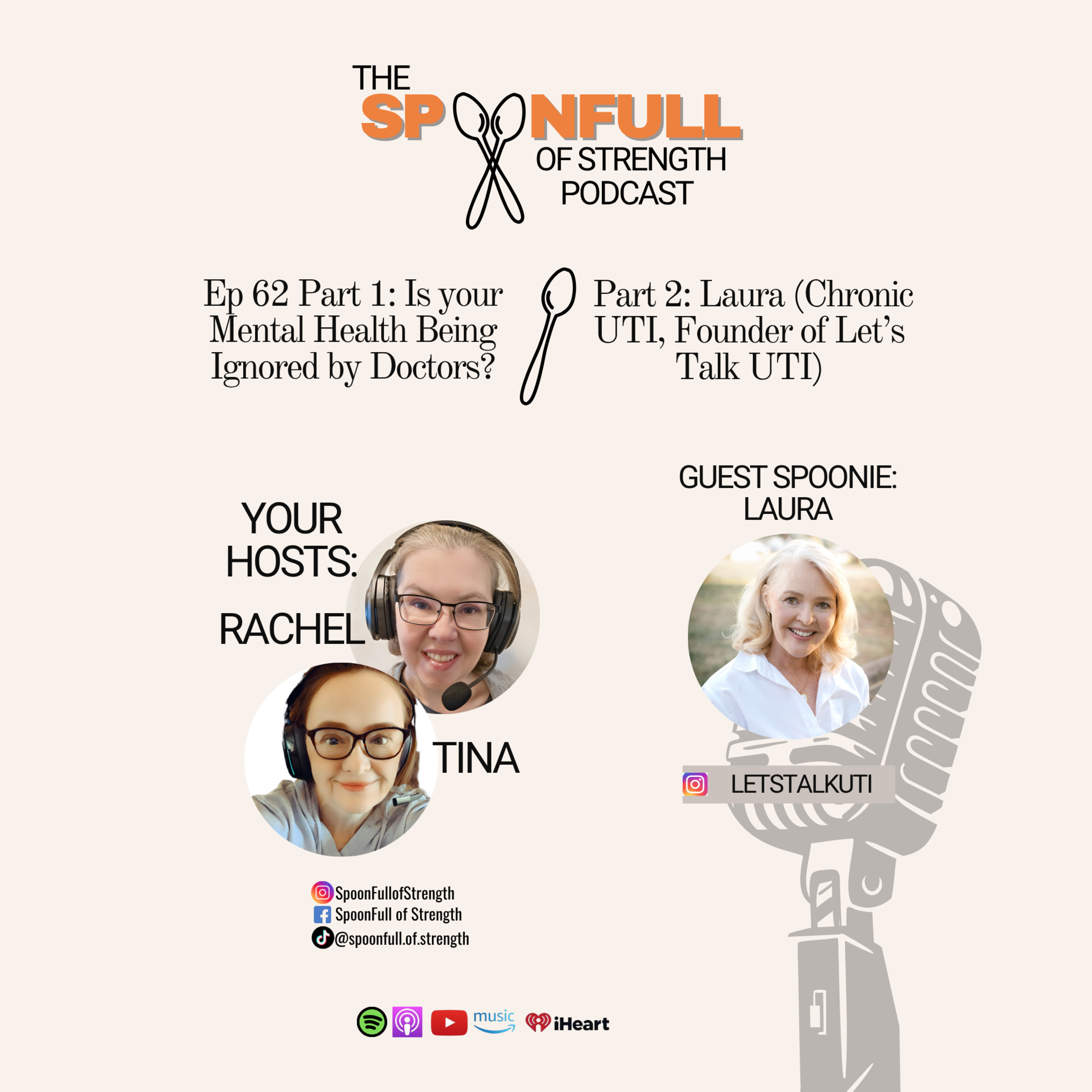 EP 62: Is your Mental Health being Ignored? / Laura (Chronic UTI-Let's Talk UTI) episode artwork
