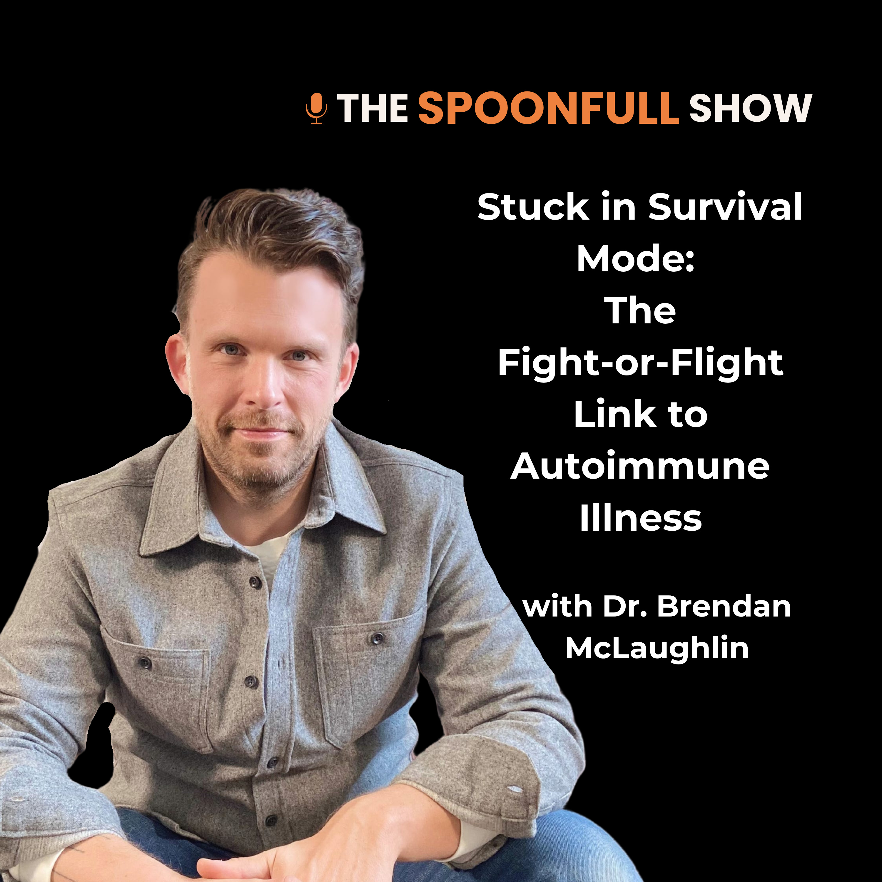 Ep. 97- Stuck in Survival Mode: The Fight‑or‑Flight Link to Autoimmune Illness with Dr. Brendan McLaughlin episode artwork