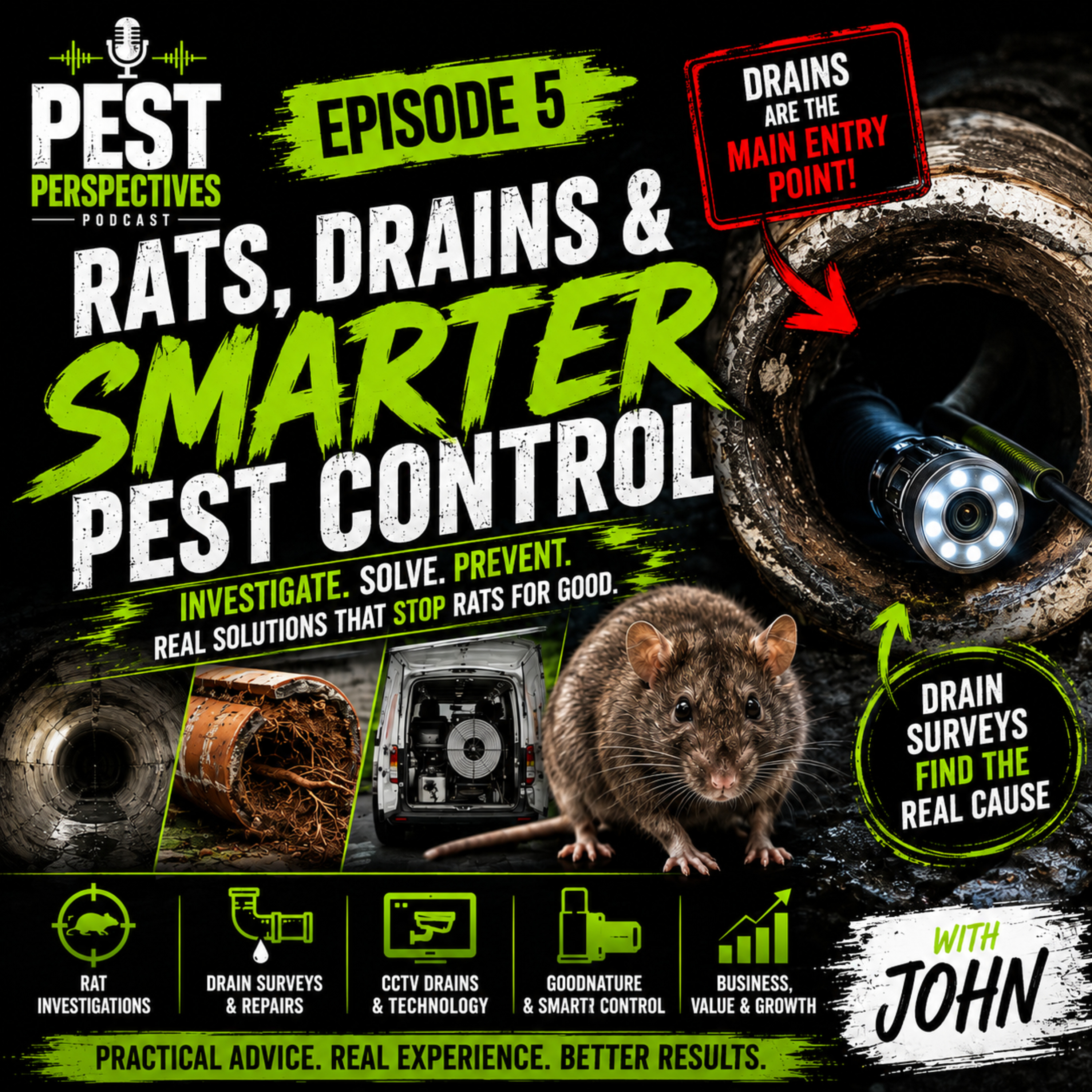 Rats, Drains and Smarter Pest Control with John | Pest Perspectives Podcast