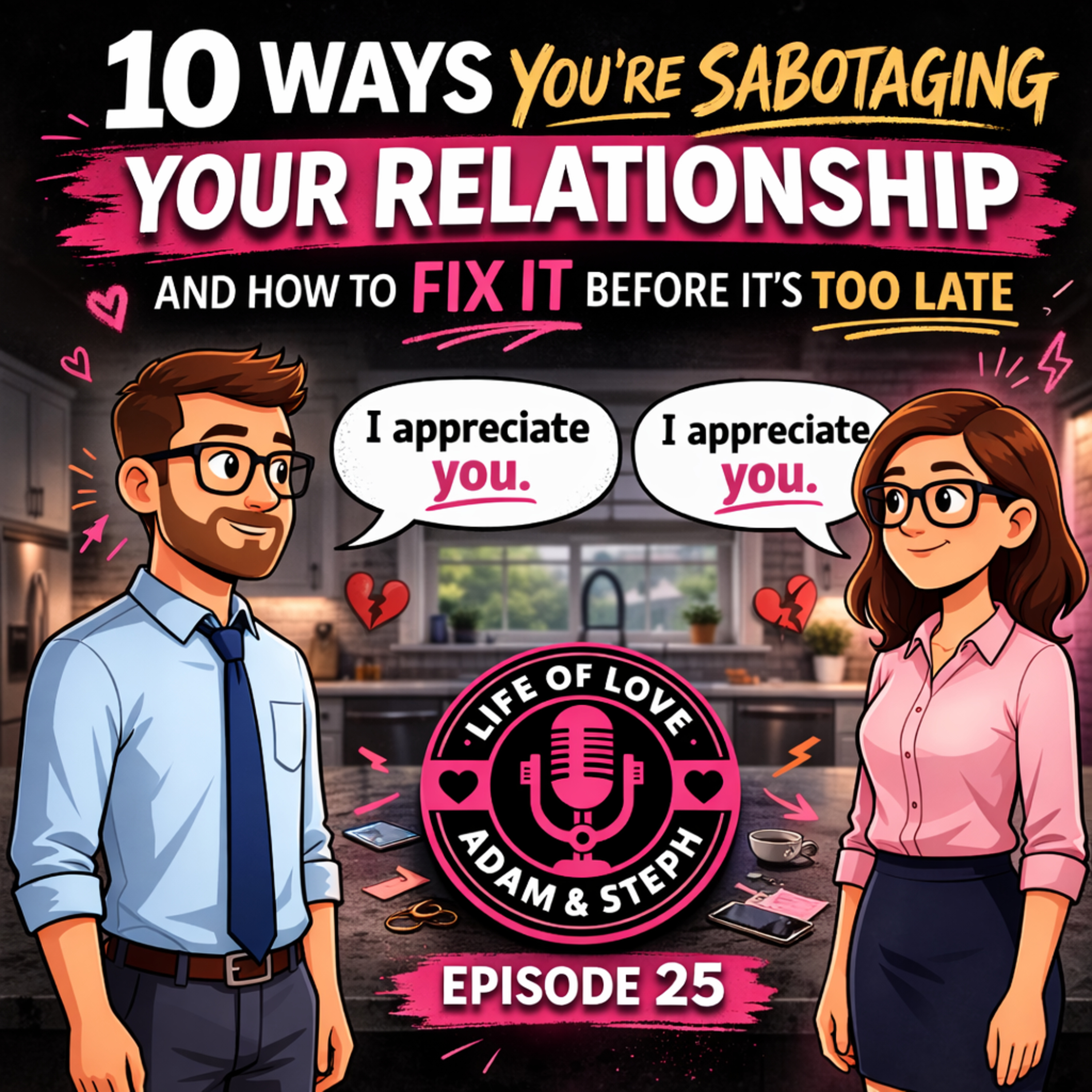 10 Ways You’re Sabotaging Your Relationship (And How to Fix It Before It’s Too Late) | EP. 25 episode artwork