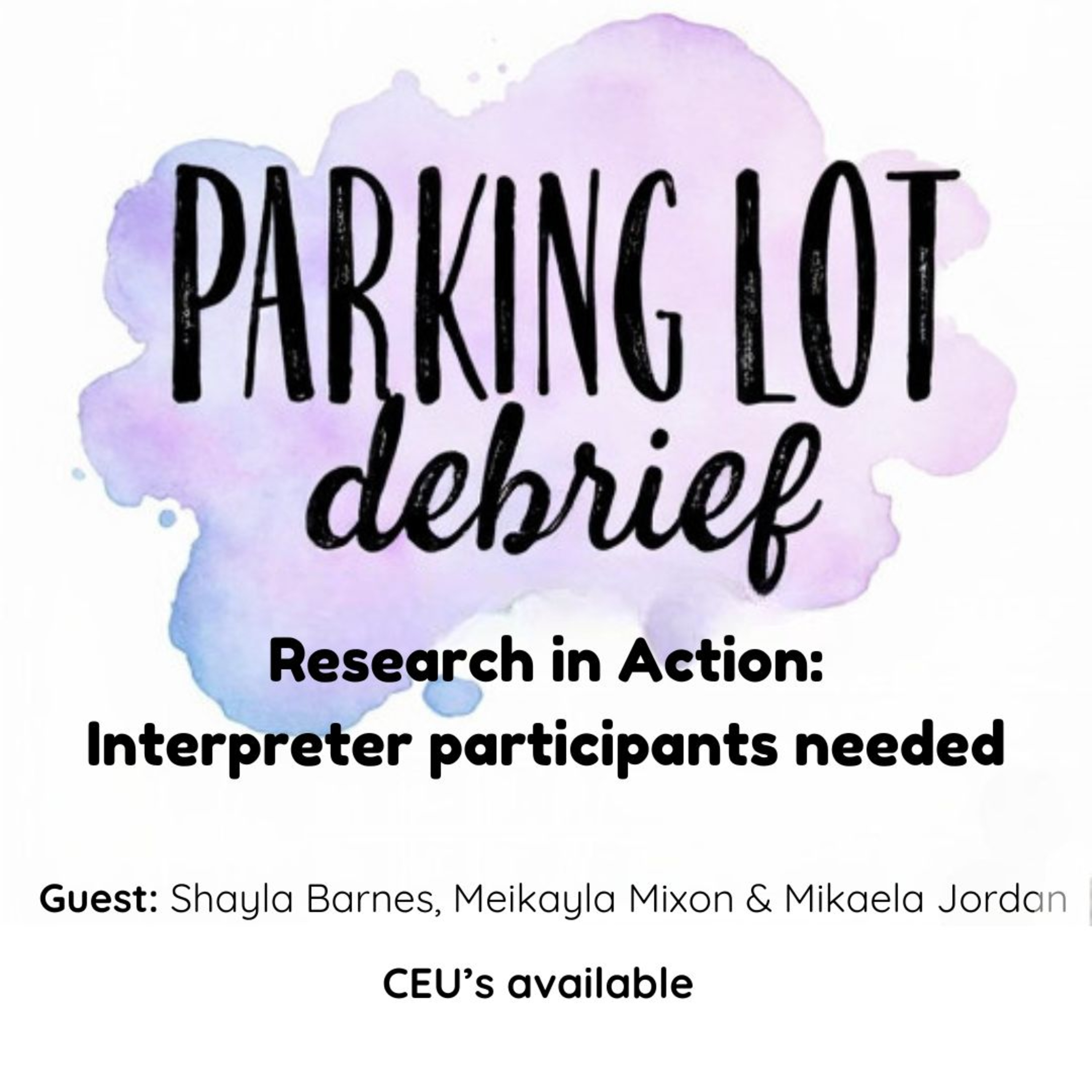 Research in Action: Interpreter Participants Needed episode artwork