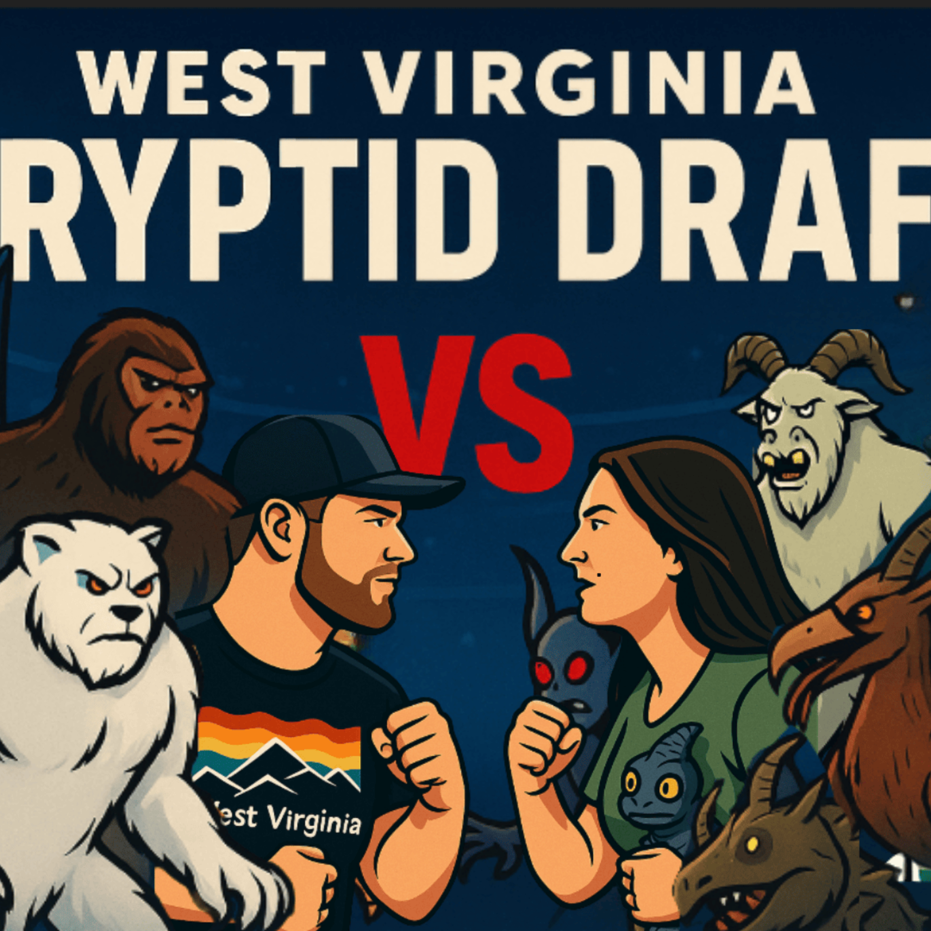 EP19: WV Cryptid Draft: Who Wins the Battle for the Mountain State? episode artwork