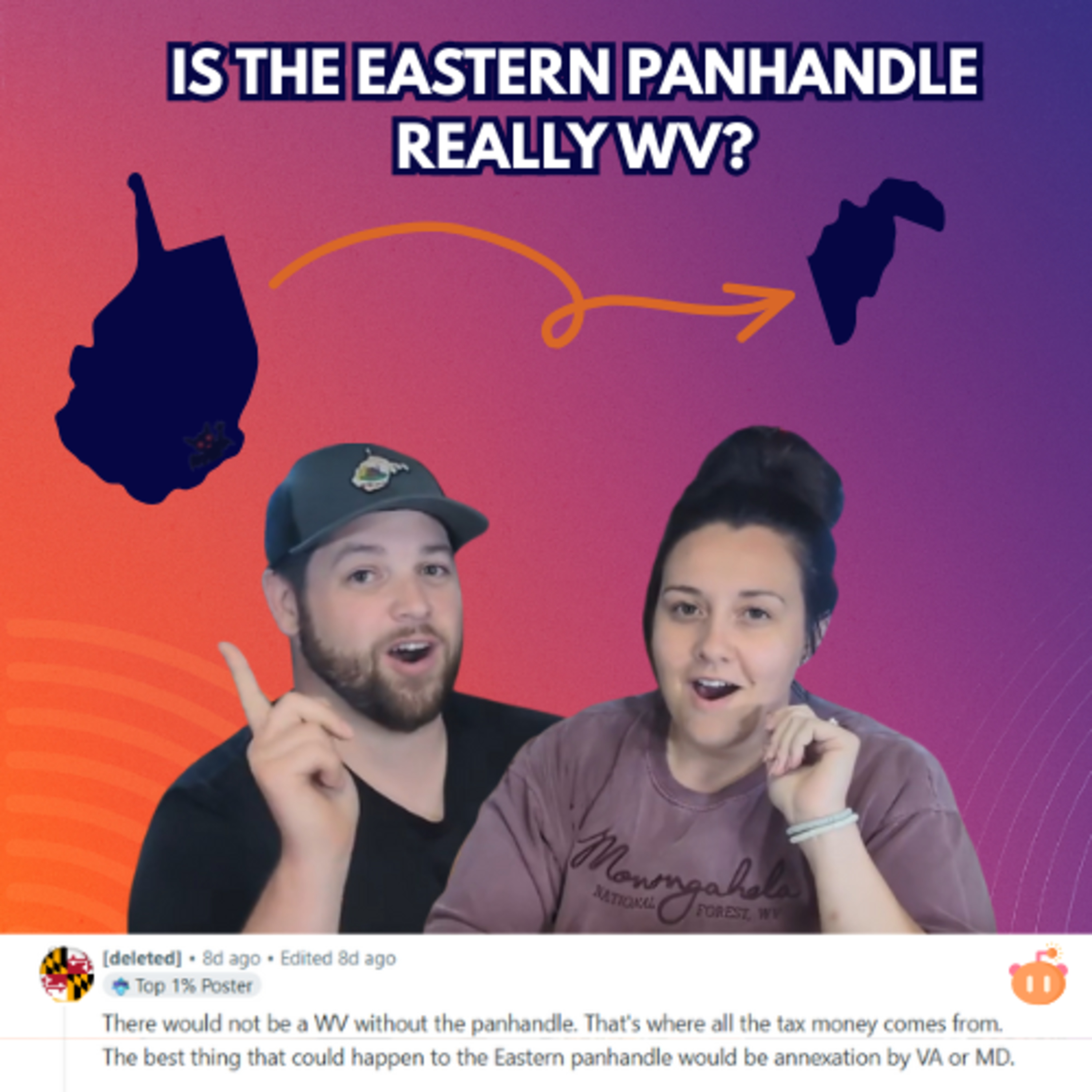 Ep26: Is the Eastern Panhandle Really West Virginia? episode artwork