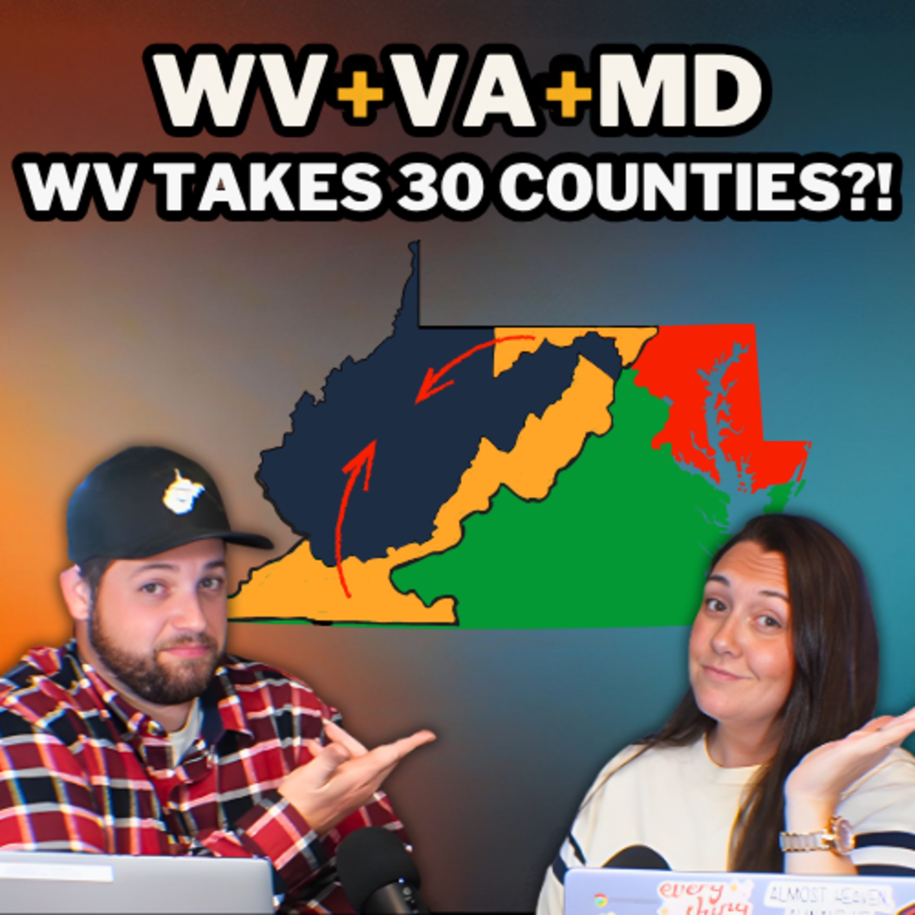 EP45: What If West Virginia Took These VA & MD Counties? episode artwork