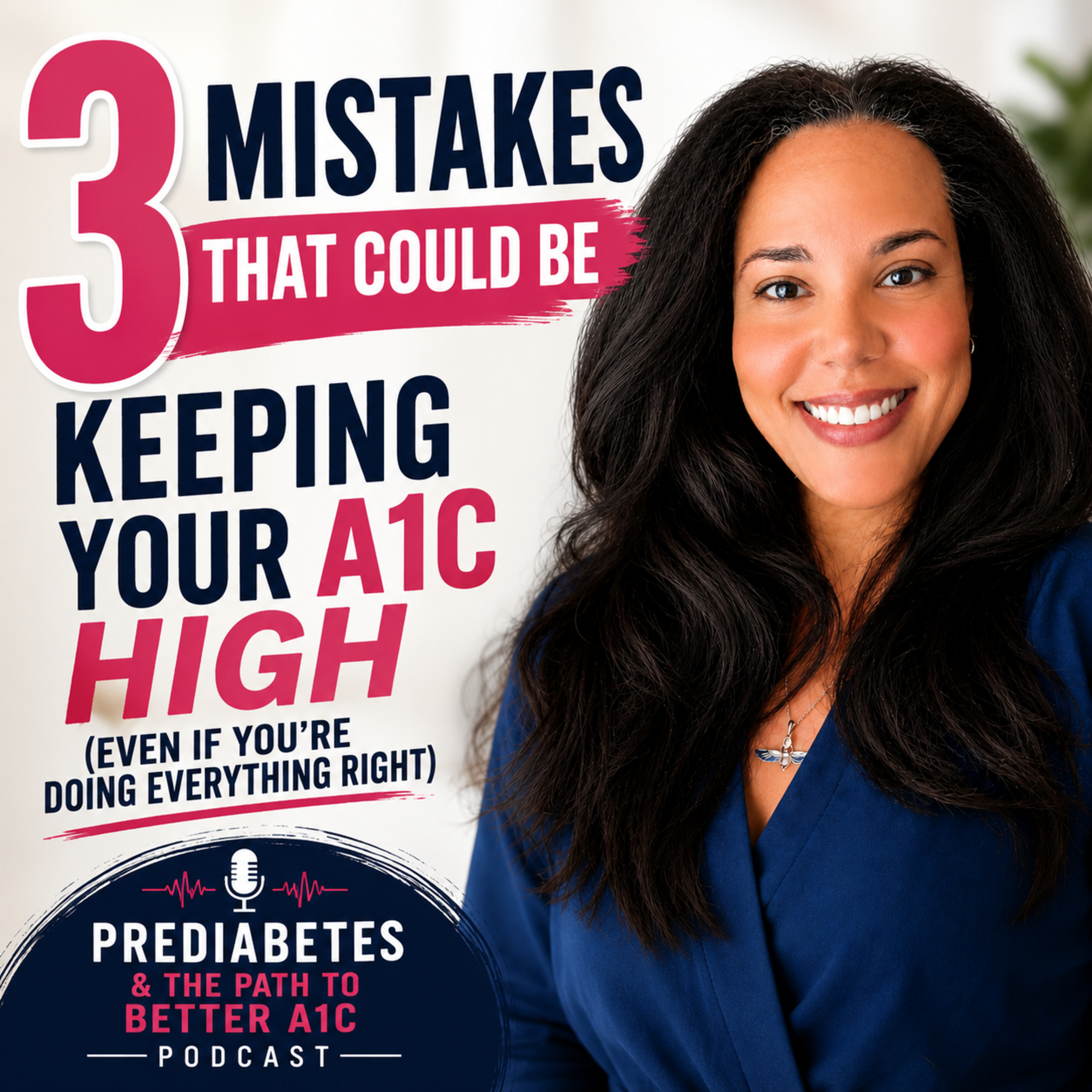 Ep 83: Why Your A1C Isn't Going Down | 3 Mistakes That Keep Blood Sugar High episode artwork