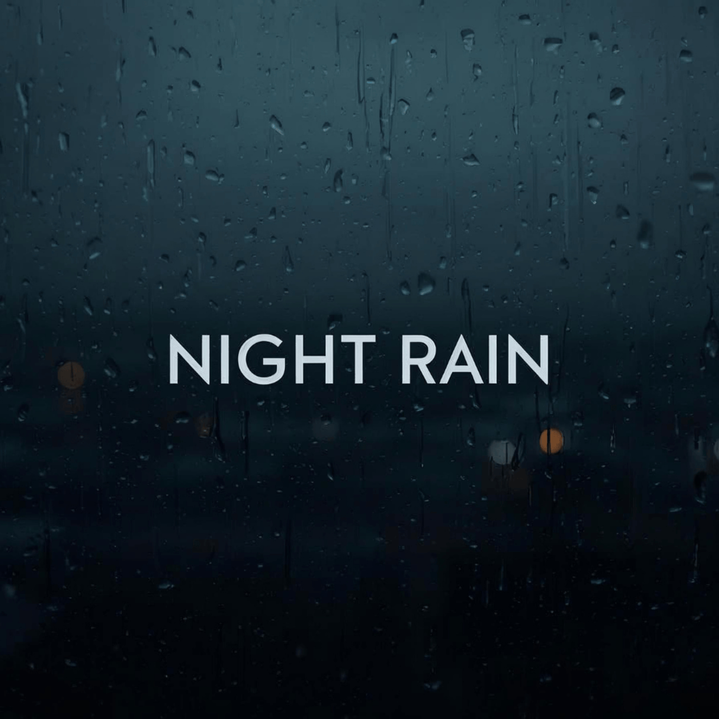 Night Rain Sounds for Deep Sleep – 10 Hours Gentle Rain, Relaxation & Anxiety Relief