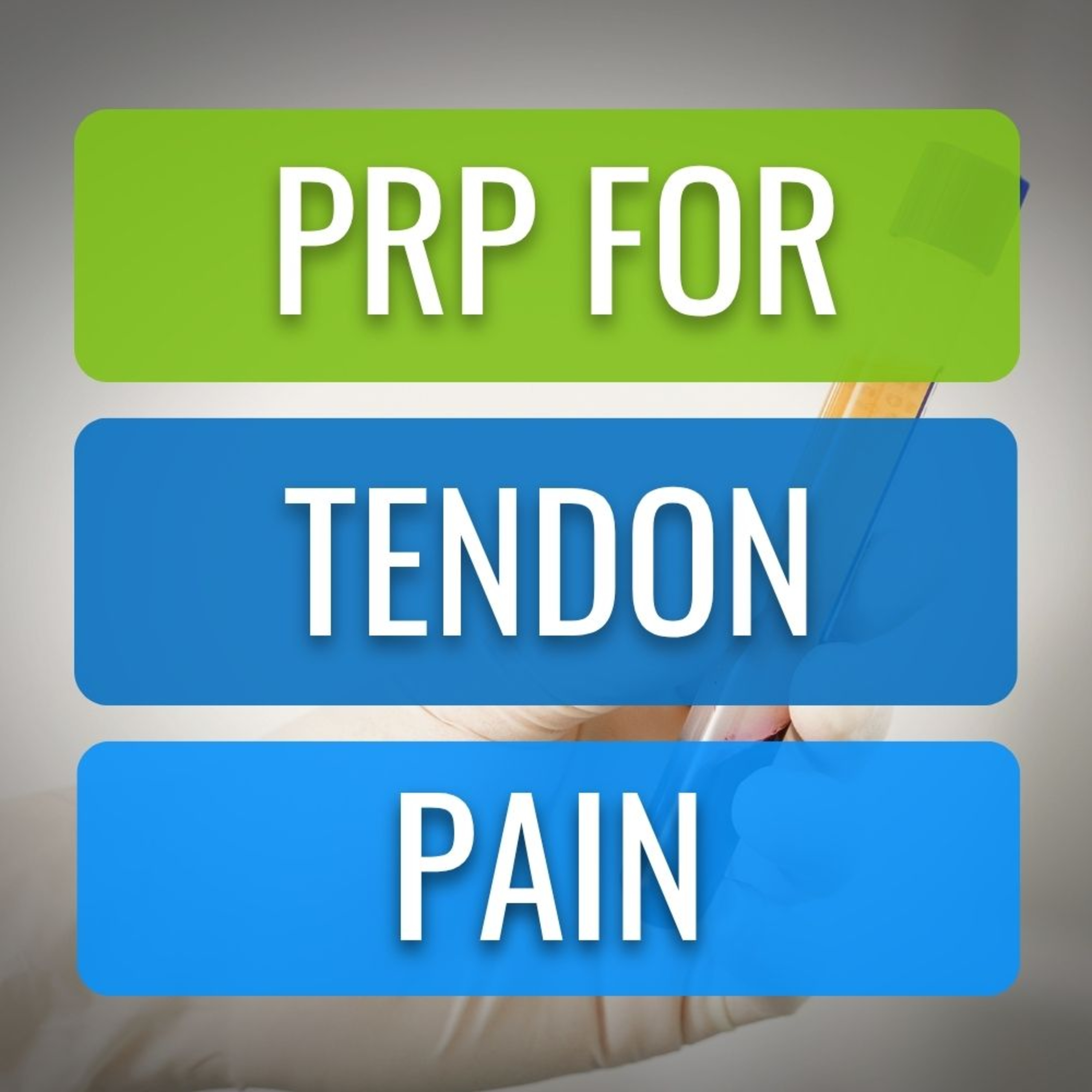 PRP Treatment For Tendonitis - Is It Worth It? episode artwork