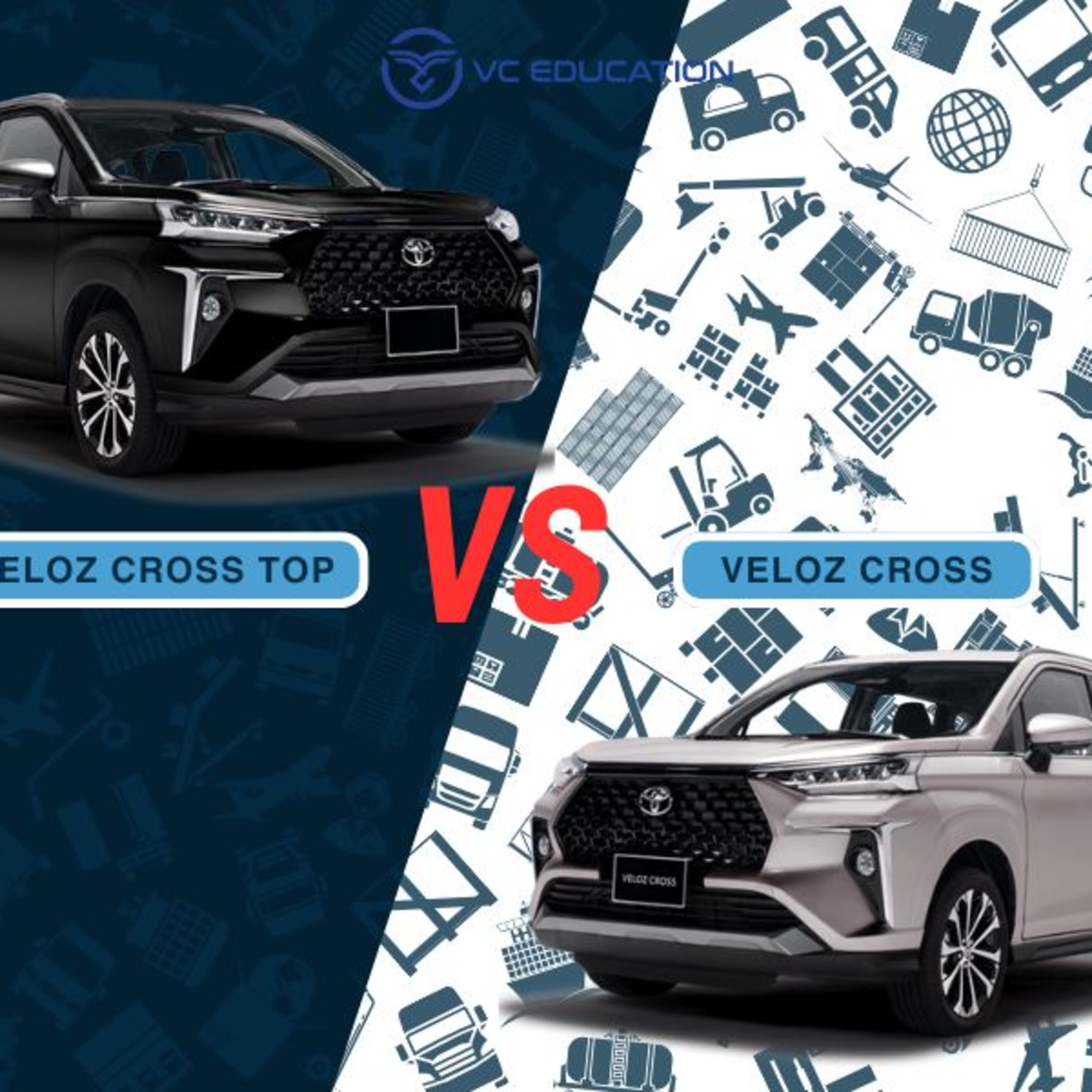 So sánh Veloz Cross và Veloz Cross Top 2025 có gì khác biệt?