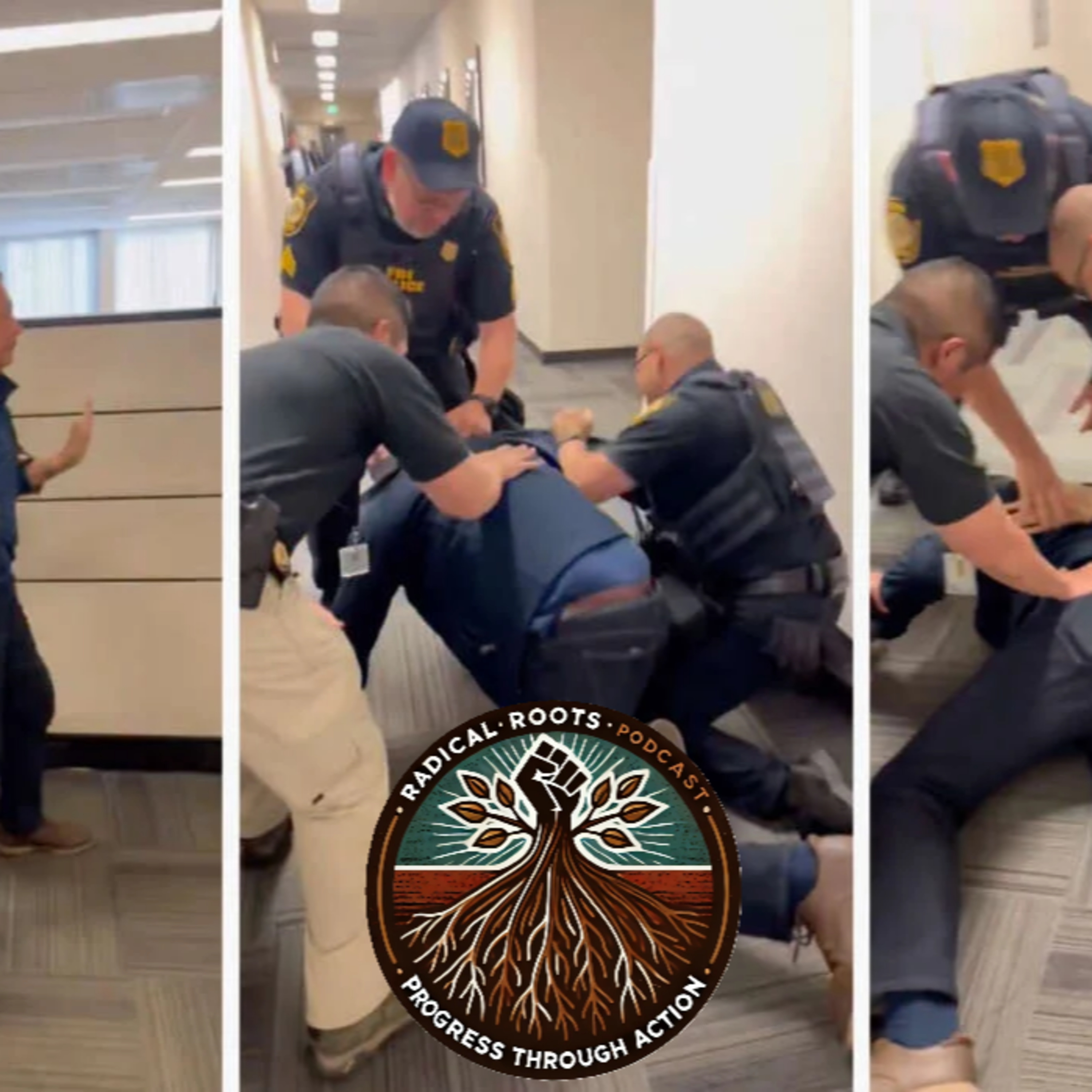 🎙️ Radical Roots Podcast – Episode 35: Senator Detained, Protests, & Parades episode artwork