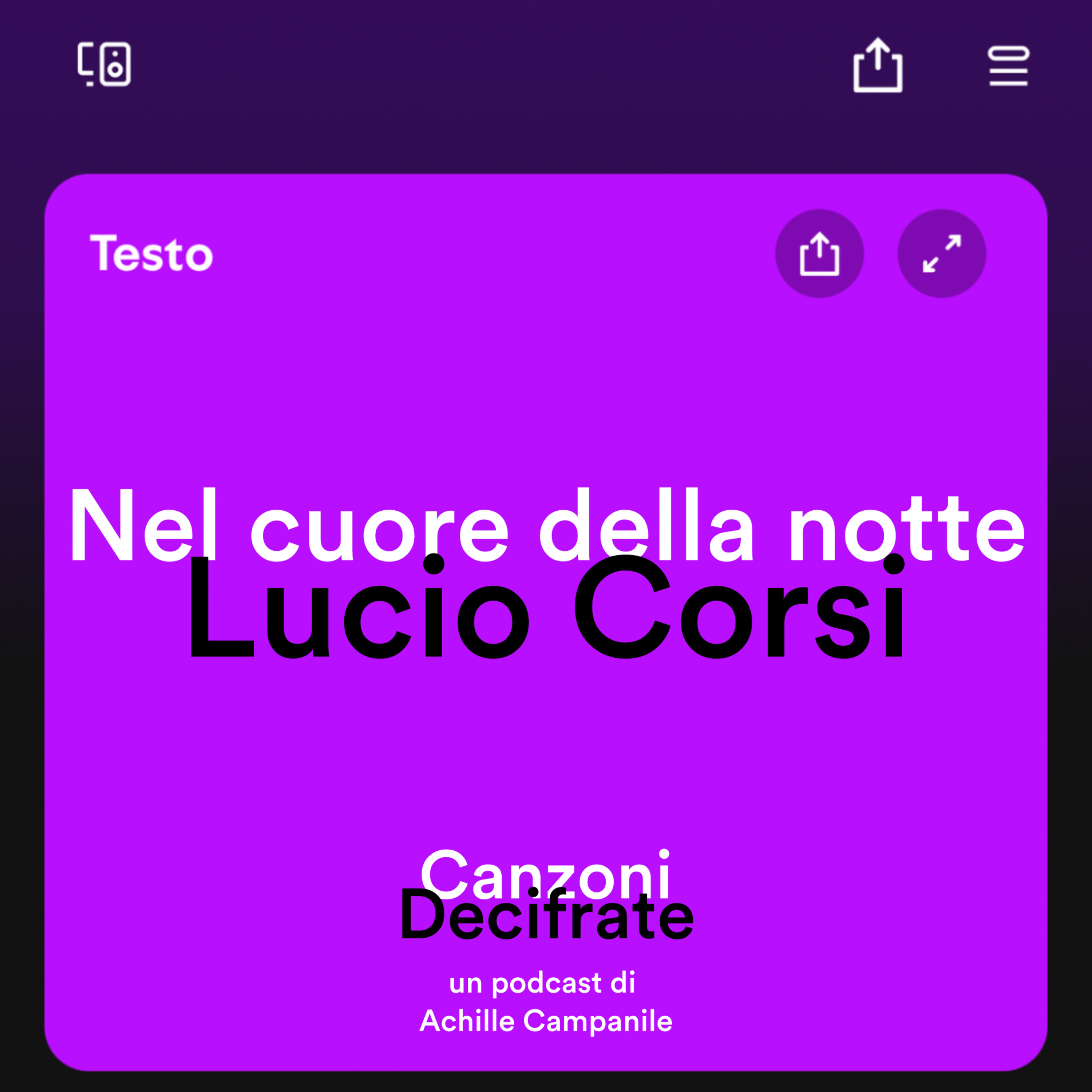 Ep. 03 Nel cuore della notte - Lucio Corsi episode artwork