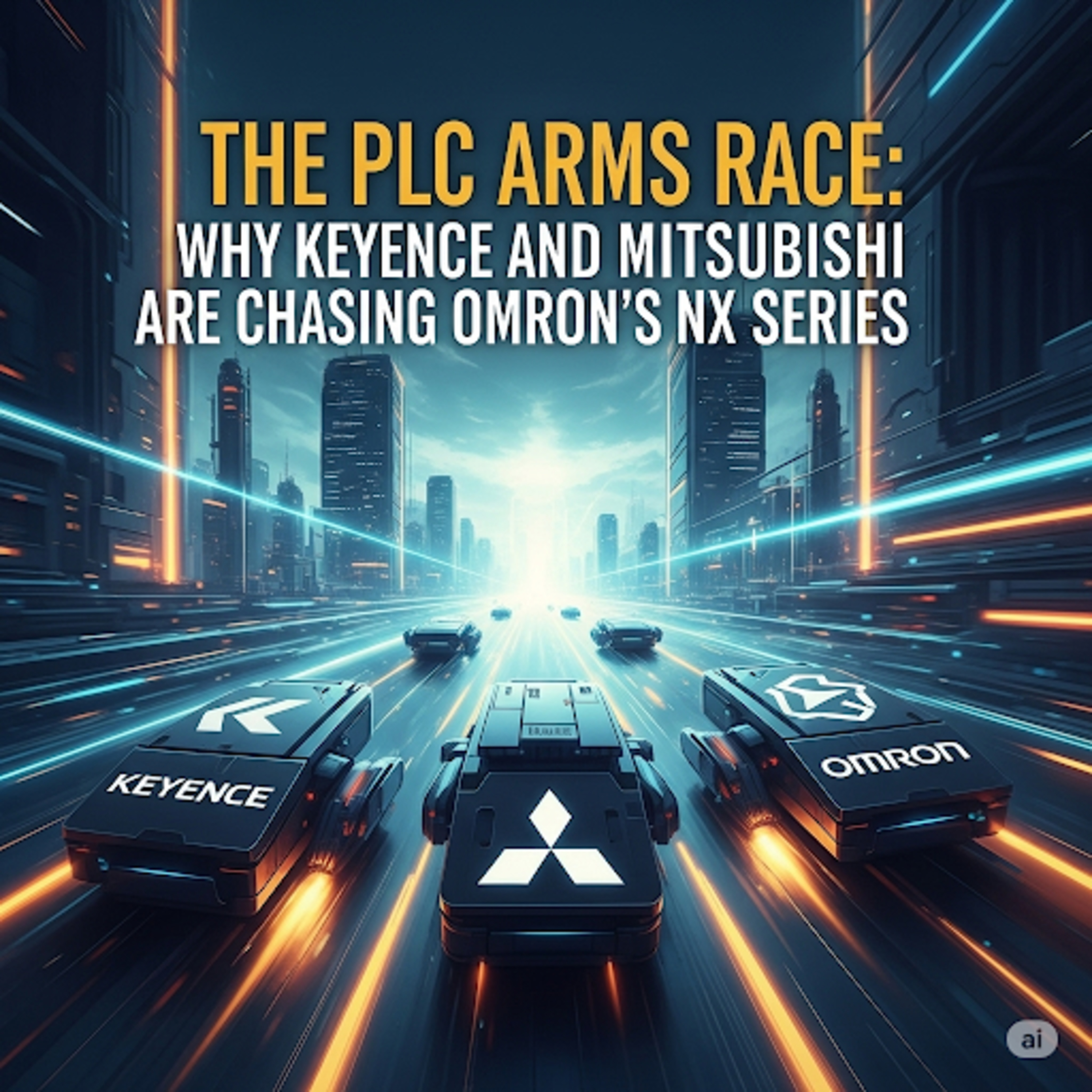 The PLC Arms Race_ Why Keyence and Mitsubishi Are Chasing Omron_s NX Series episode artwork