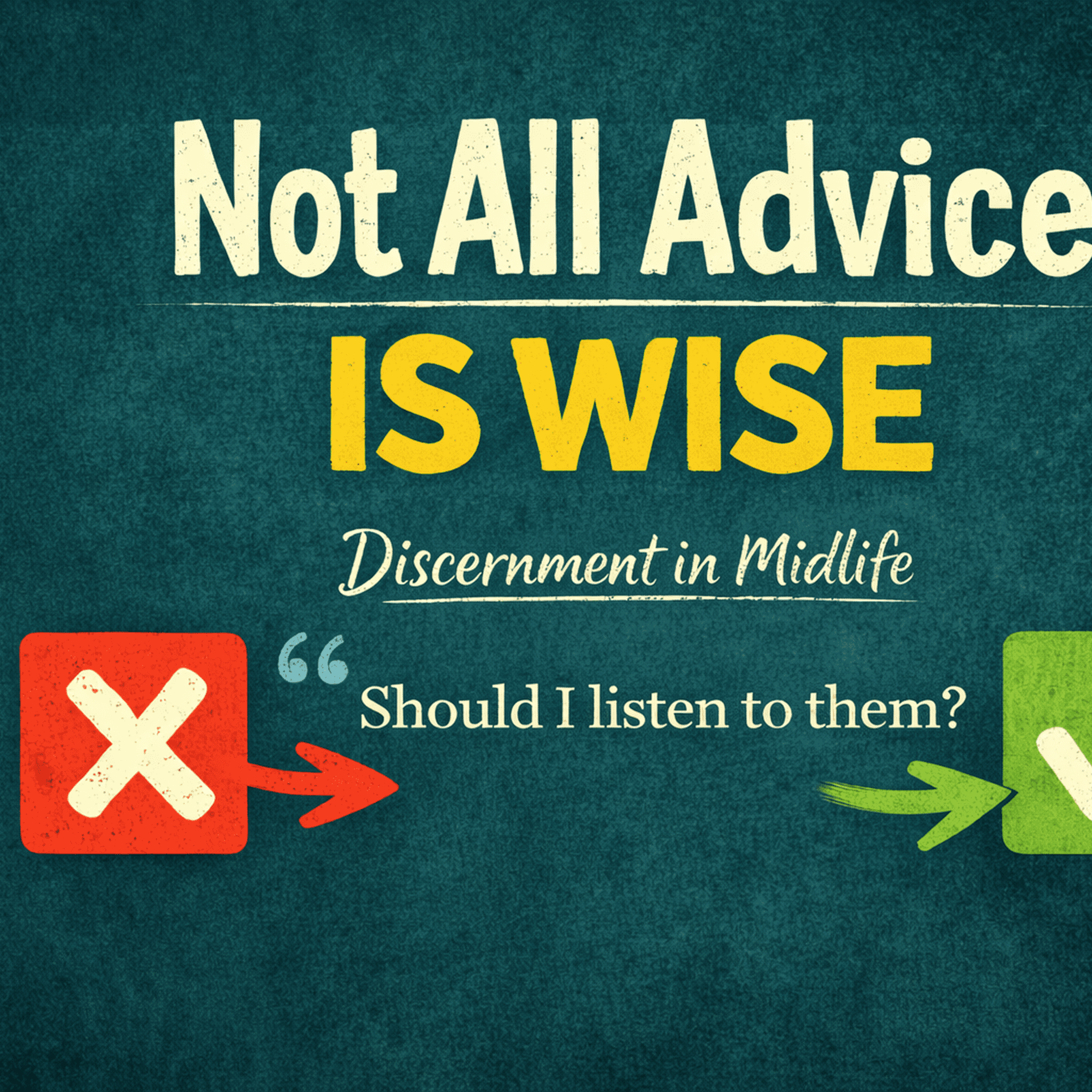 Titles Navigating Advice in Midlife: episode artwork