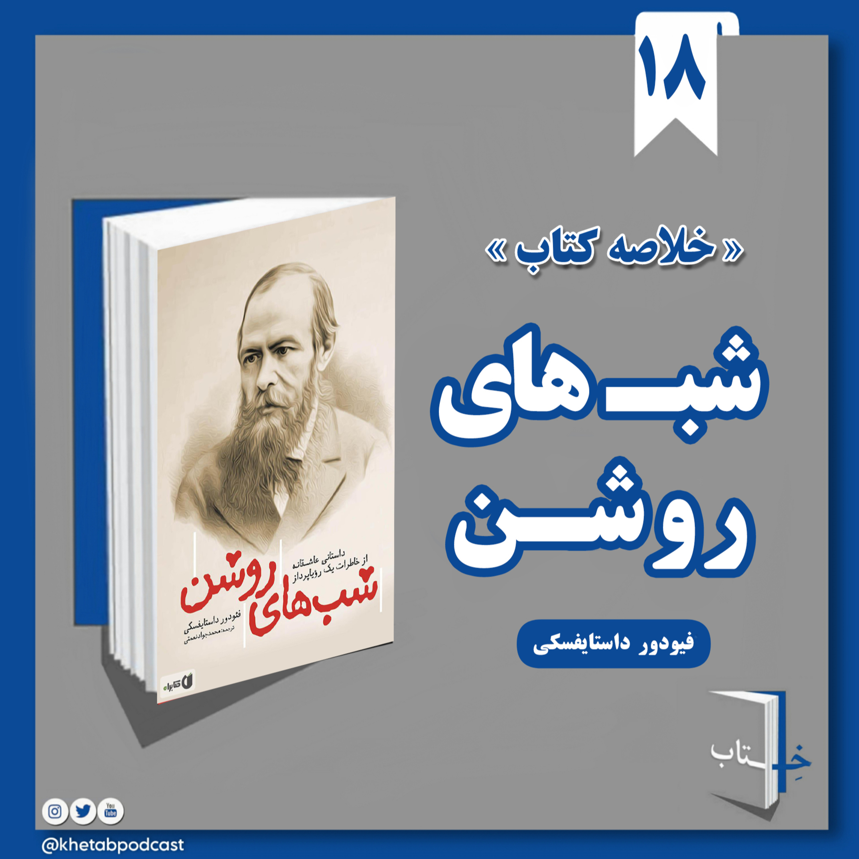 📚 خلاصه کتاب شب های روشن (فیودور داستایفسکی)