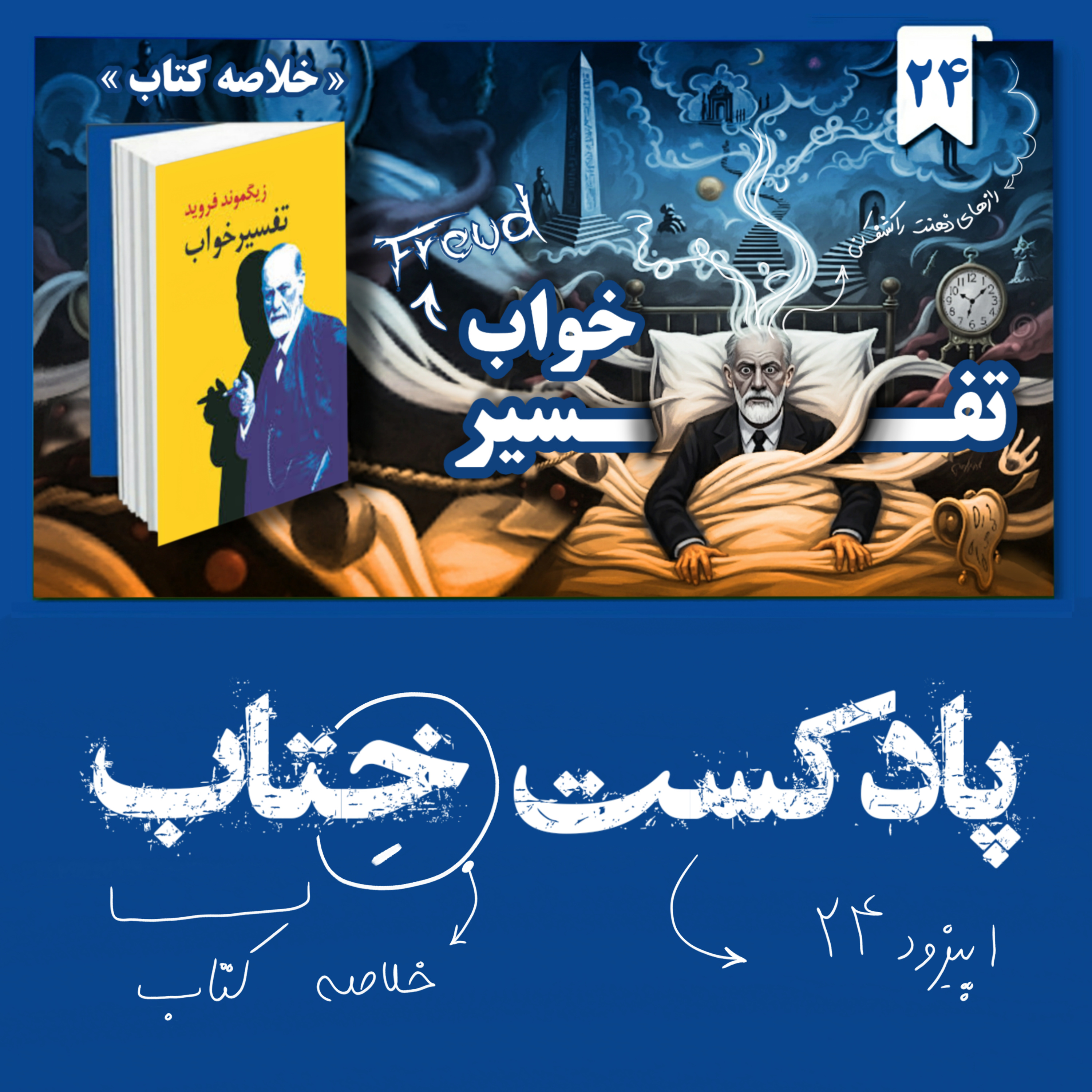 خلاصه کتاب تفسیر خواب (زیگموند فروید)📚 | رازهای پنهان خواب‌ها✨