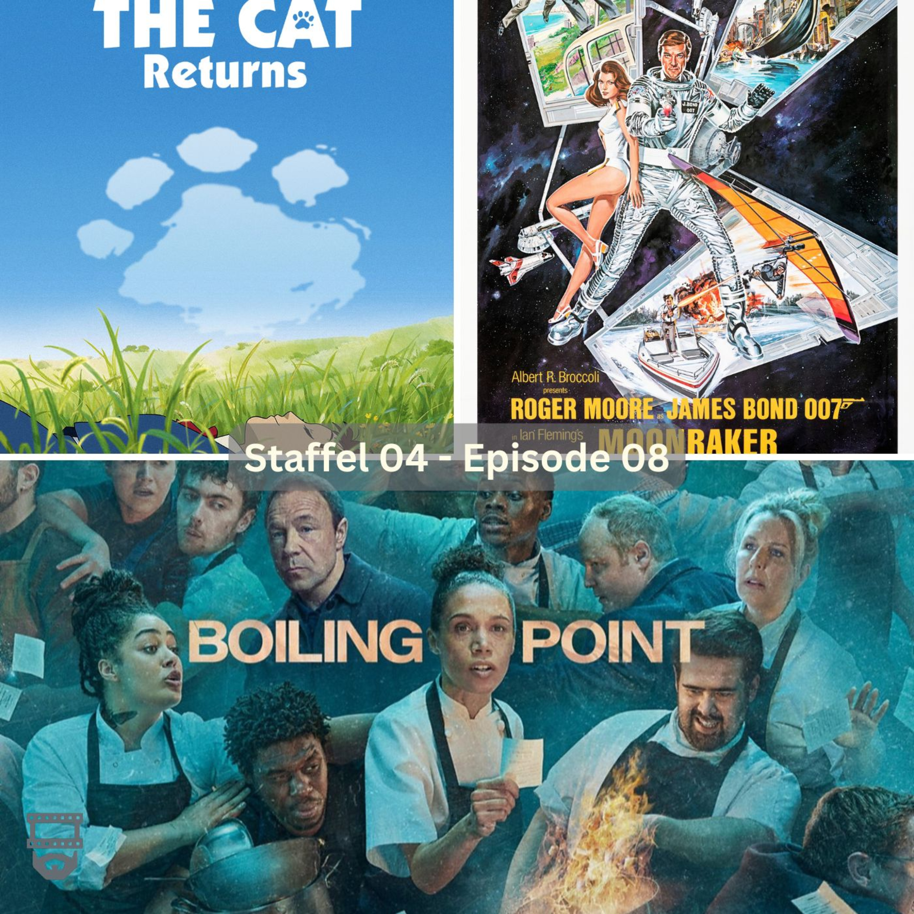 S04E08 - Das Königreich der Katzen, Yes, Chef!, Moonraker - Streng geheim episode artwork