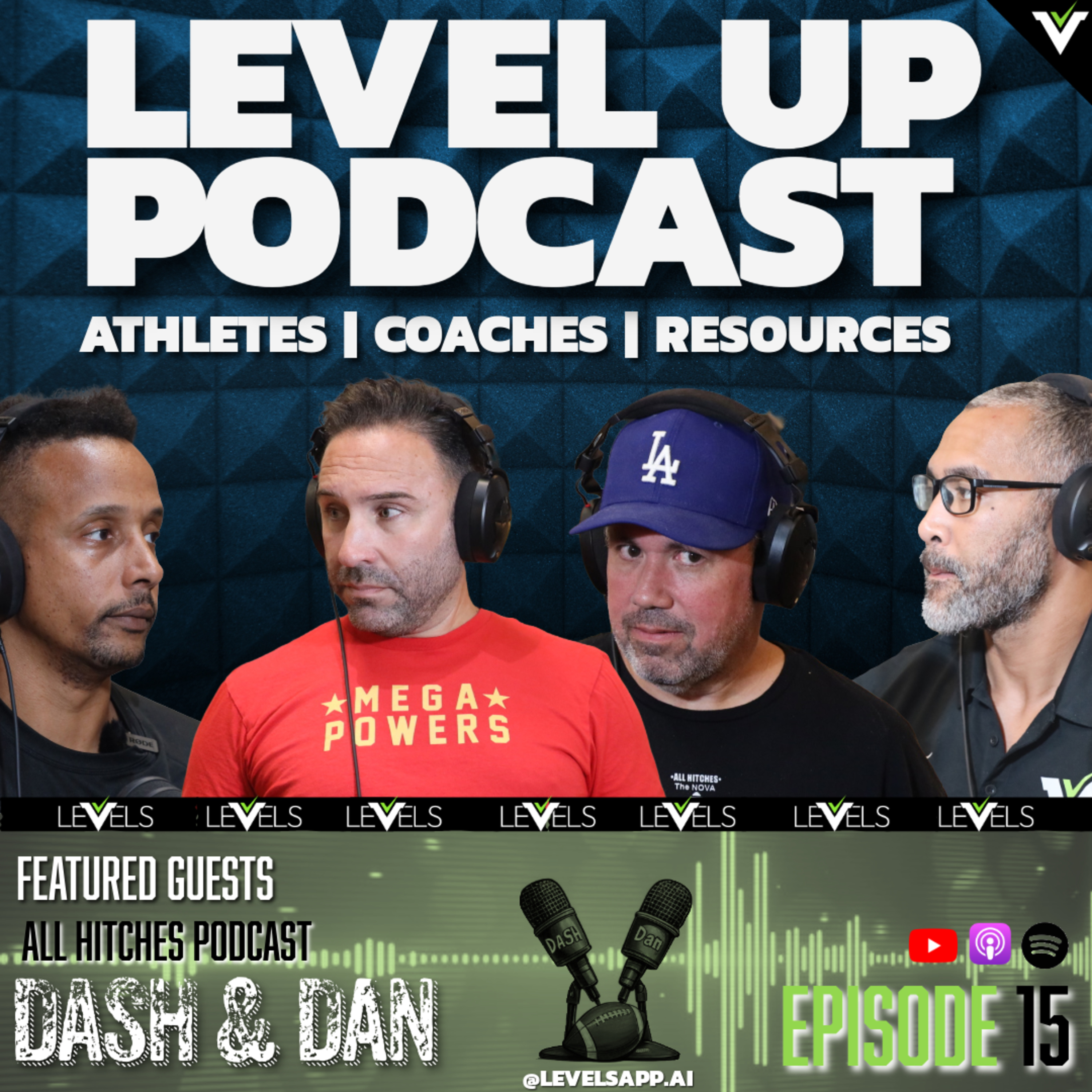 LEVEL UP Ep.15 | MEGAPOWERS Unite: AllHitches x LEVEL UP | VA HS Football 2025 Forecast episode artwork
