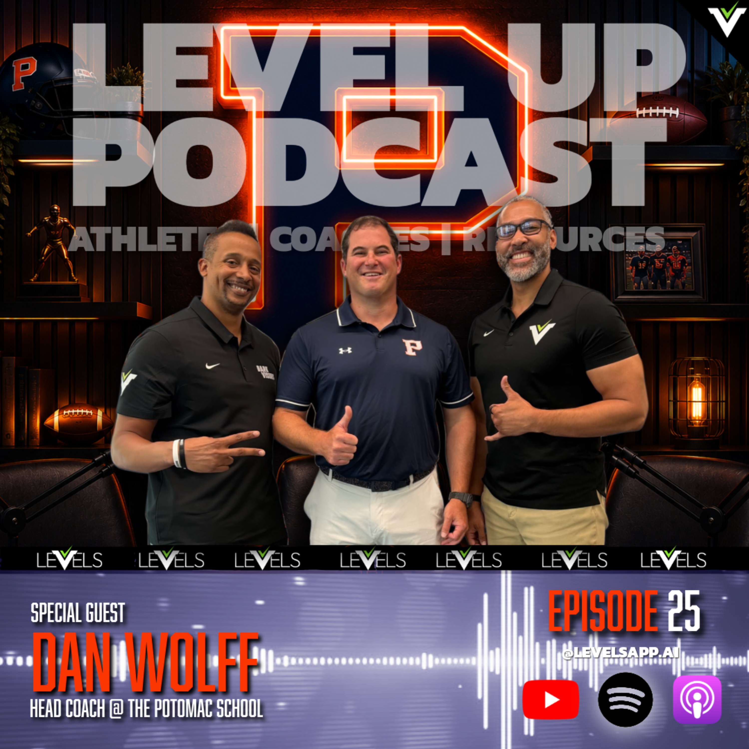 LEVEL UP Podcast Ep. 25 | Dan Wolff on Recruiting, Academics & Building Student-Athletes episode artwork