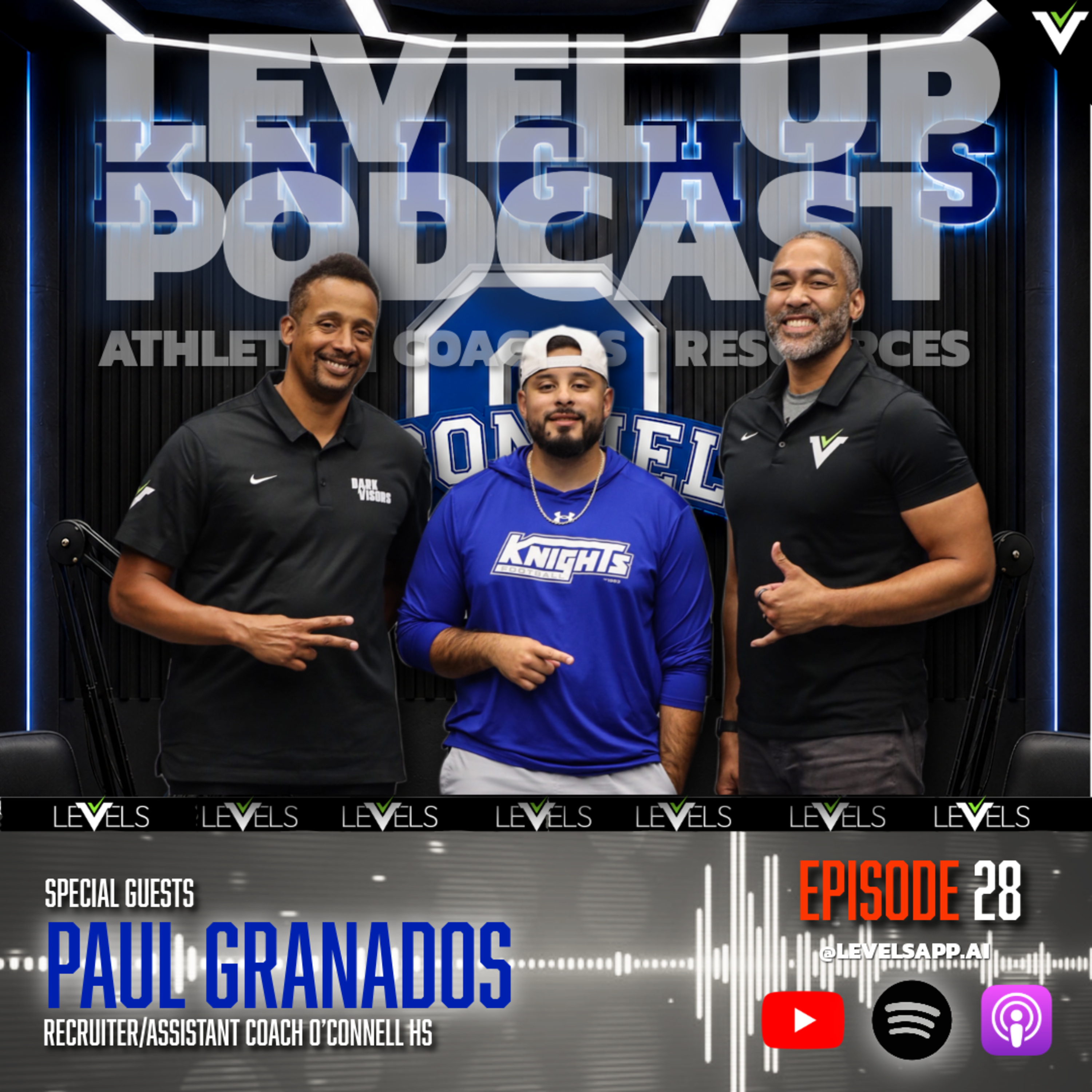 🎙️ LEVEL UP PODCAST — EPISODE 28 | INSIDE THE MIND OF A COLLEGE RECRUITER episode artwork