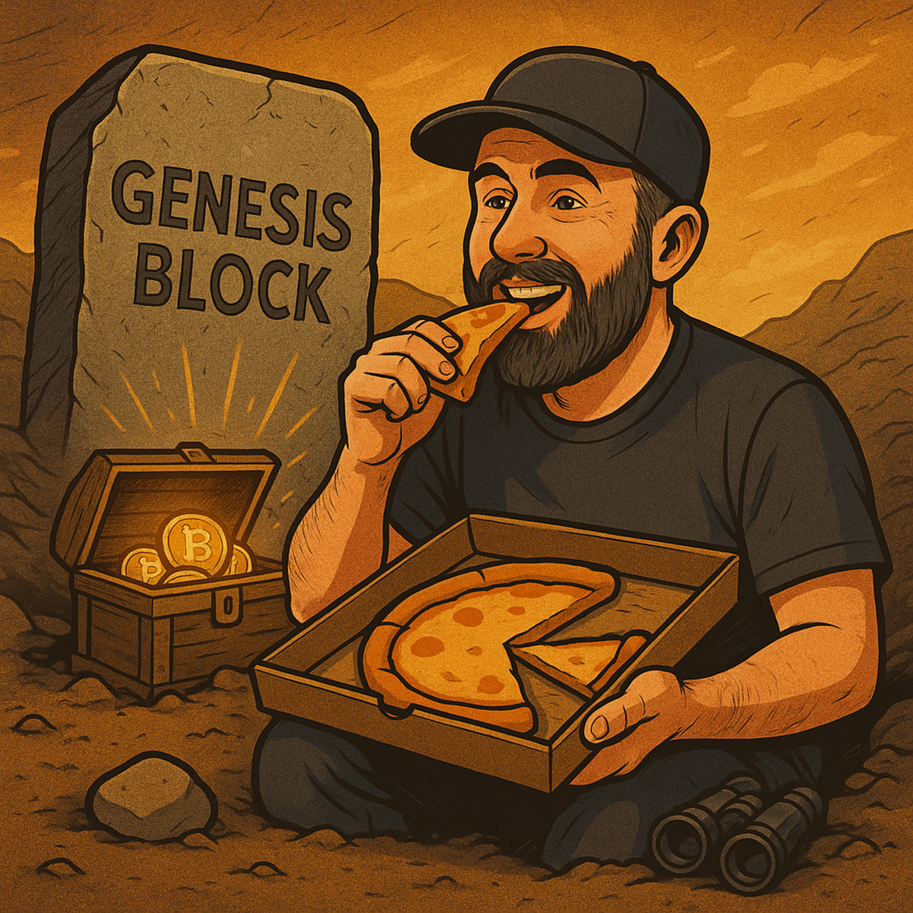 #0 Bitcoin Pizza Day: Die erste Bitcoin-Transaktion & der legendäre Genesis Block episode artwork