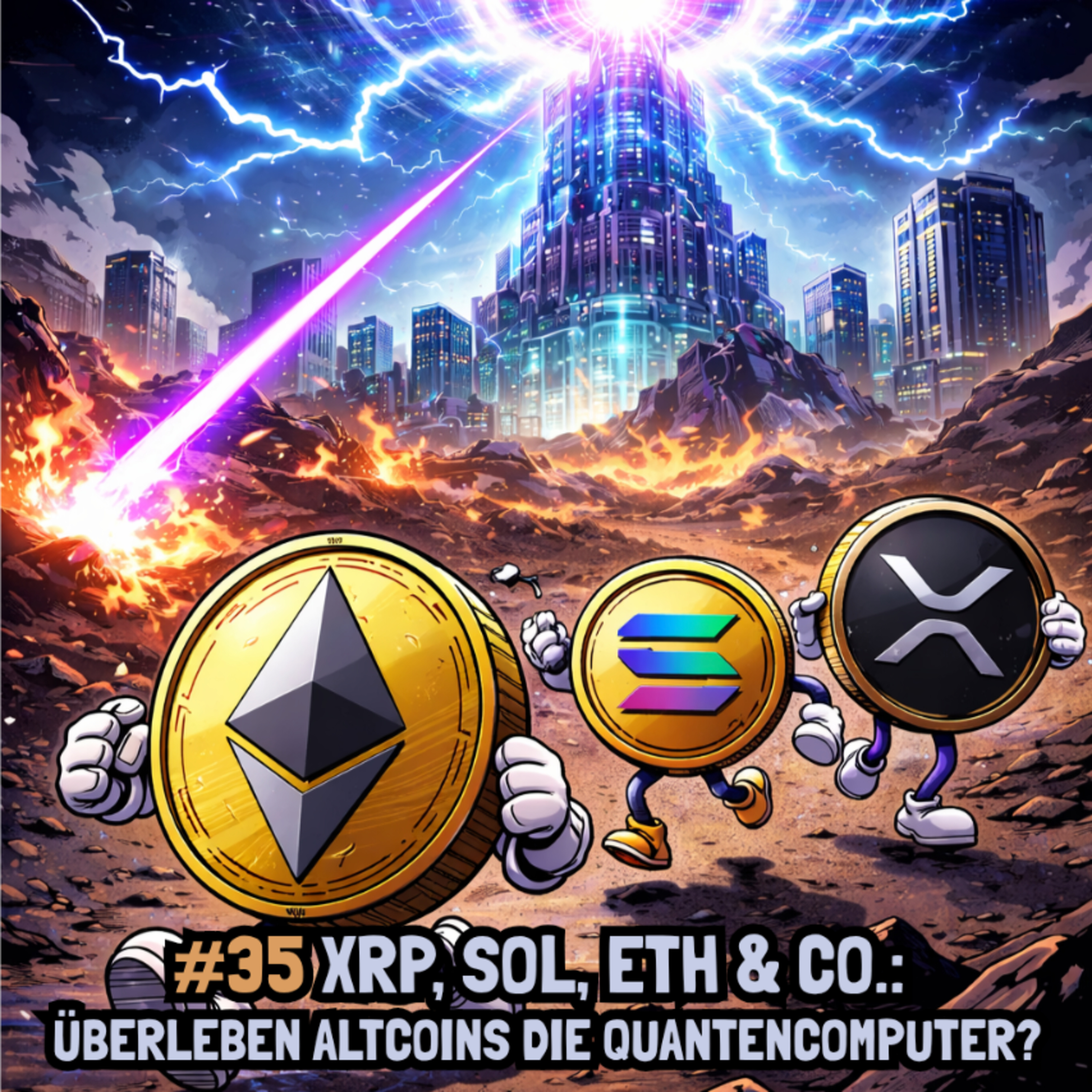#35 XRP, SOL, ETH & Co.: Überleben Altcoins die Quantencomputer? episode artwork