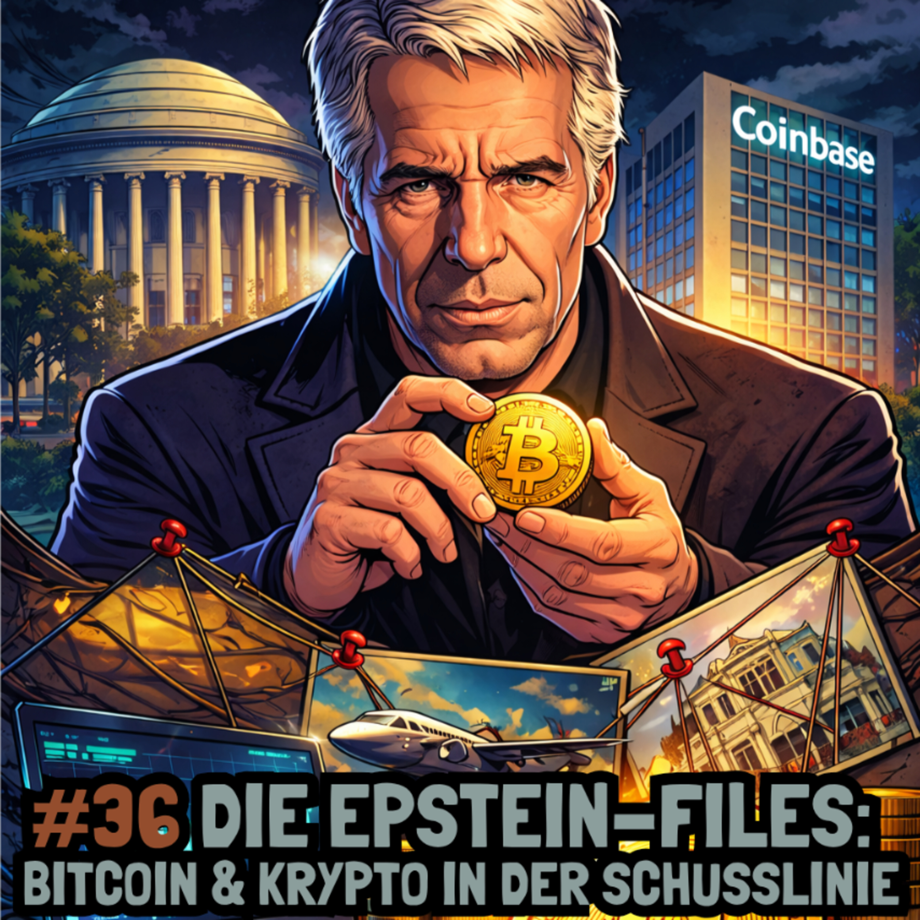 #36 Die Epstein-Files: Bitcoin und Krypto in der Schusslinie episode artwork