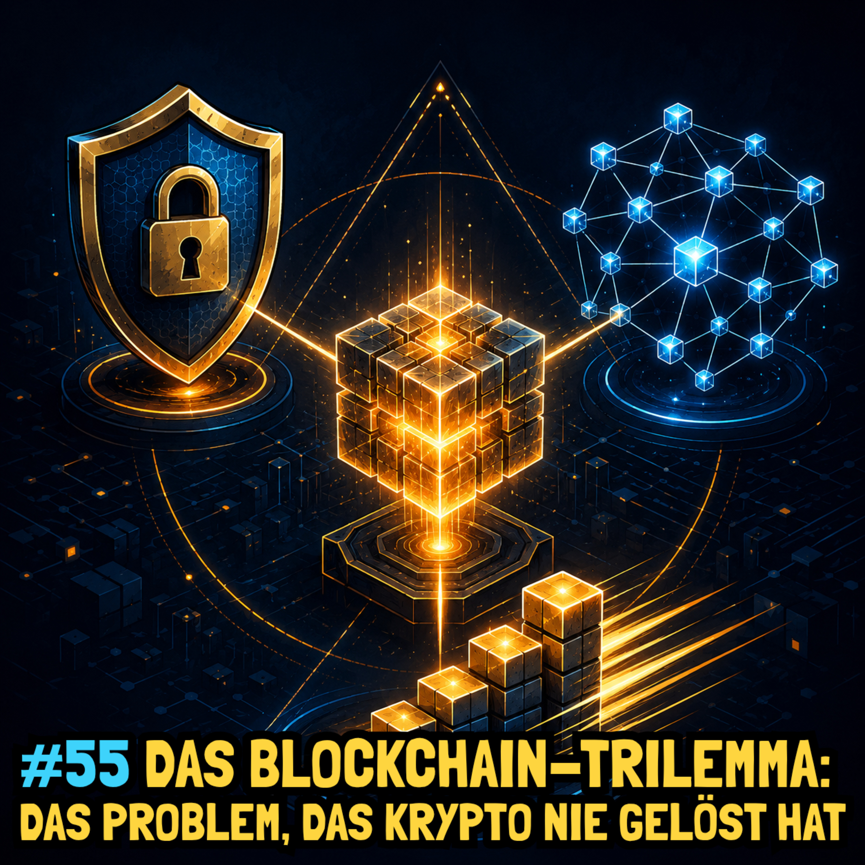#55 Das Blockchain-Trilemma: Das Problem, das Krypto nie gelöst hat episode artwork