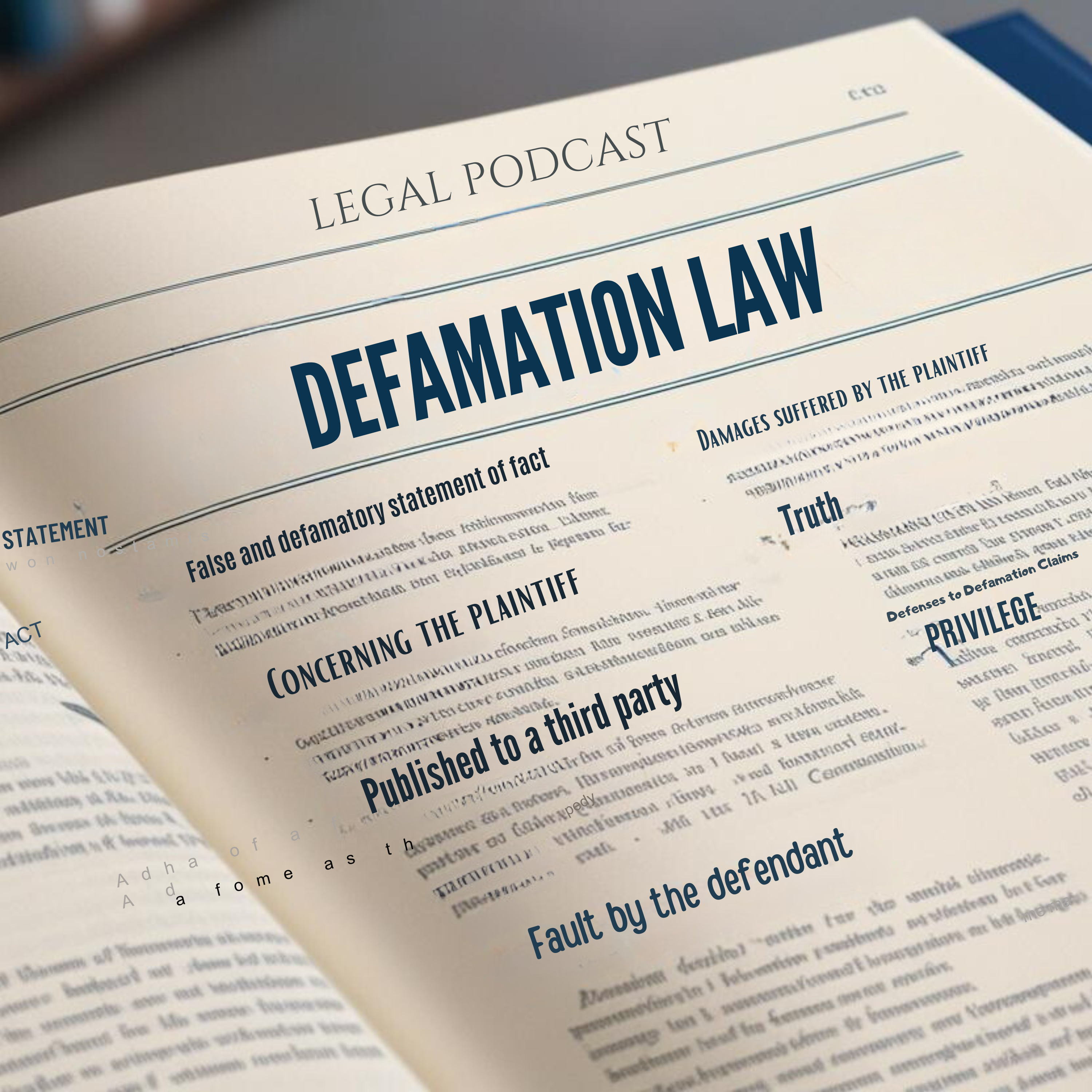 Defamation Law: Libel, Slander, and First Amendment Considerations in Tort Law