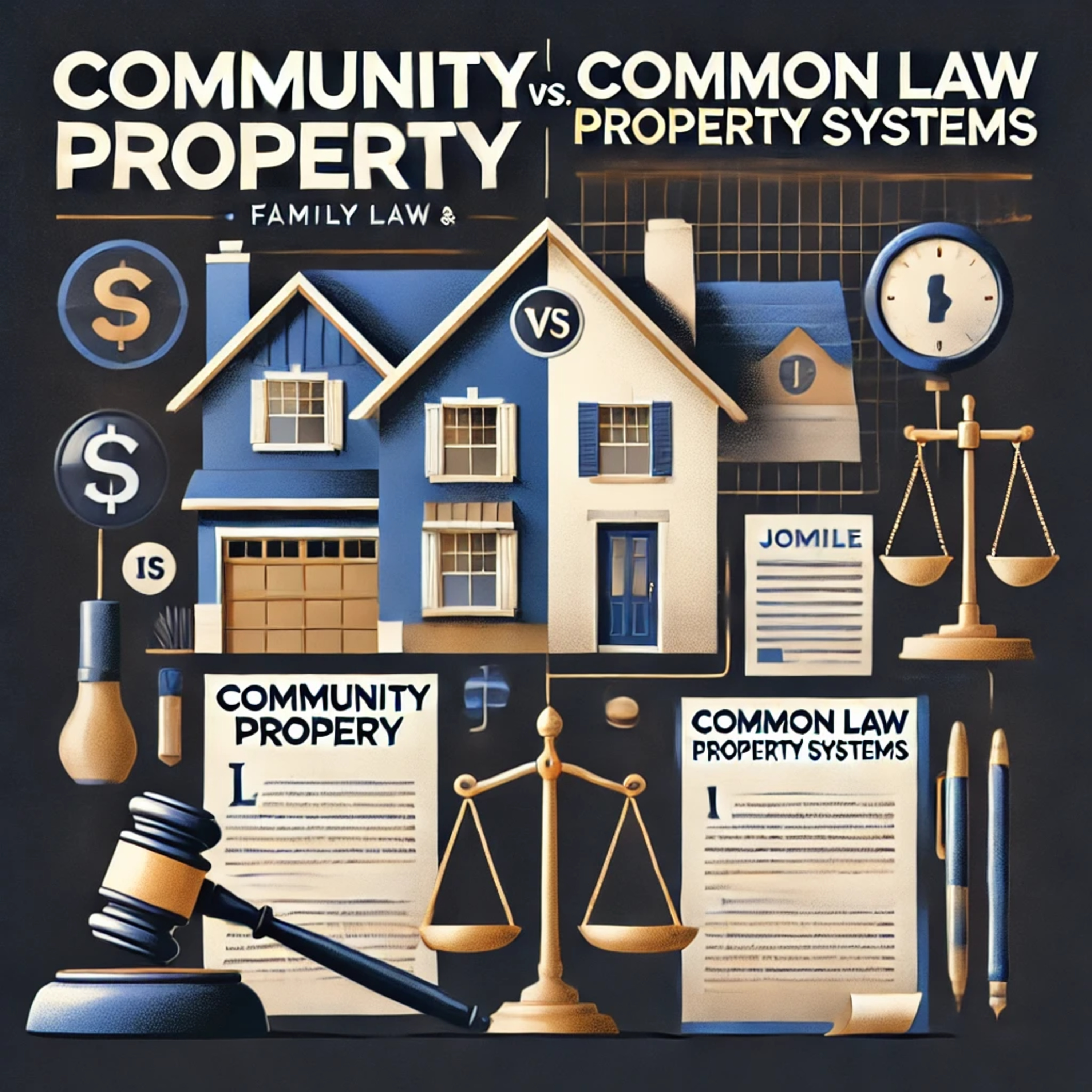 Community Property vs. Common Law Property Systems (Family Law and Property Law) (Part 2 of 2)
