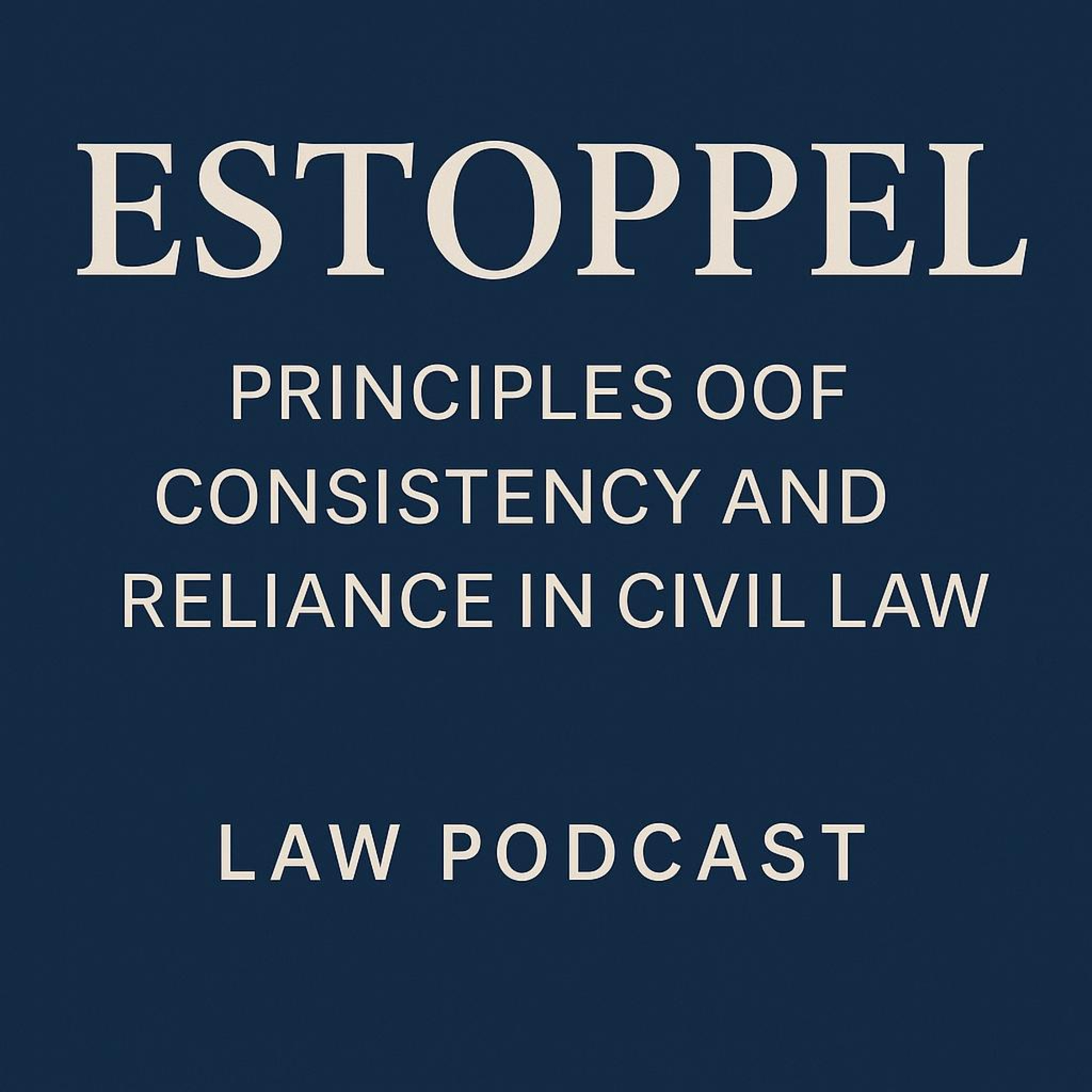 Estoppel: Principles of Consistency and Reliance in Civil Law (Part 1 of 2)