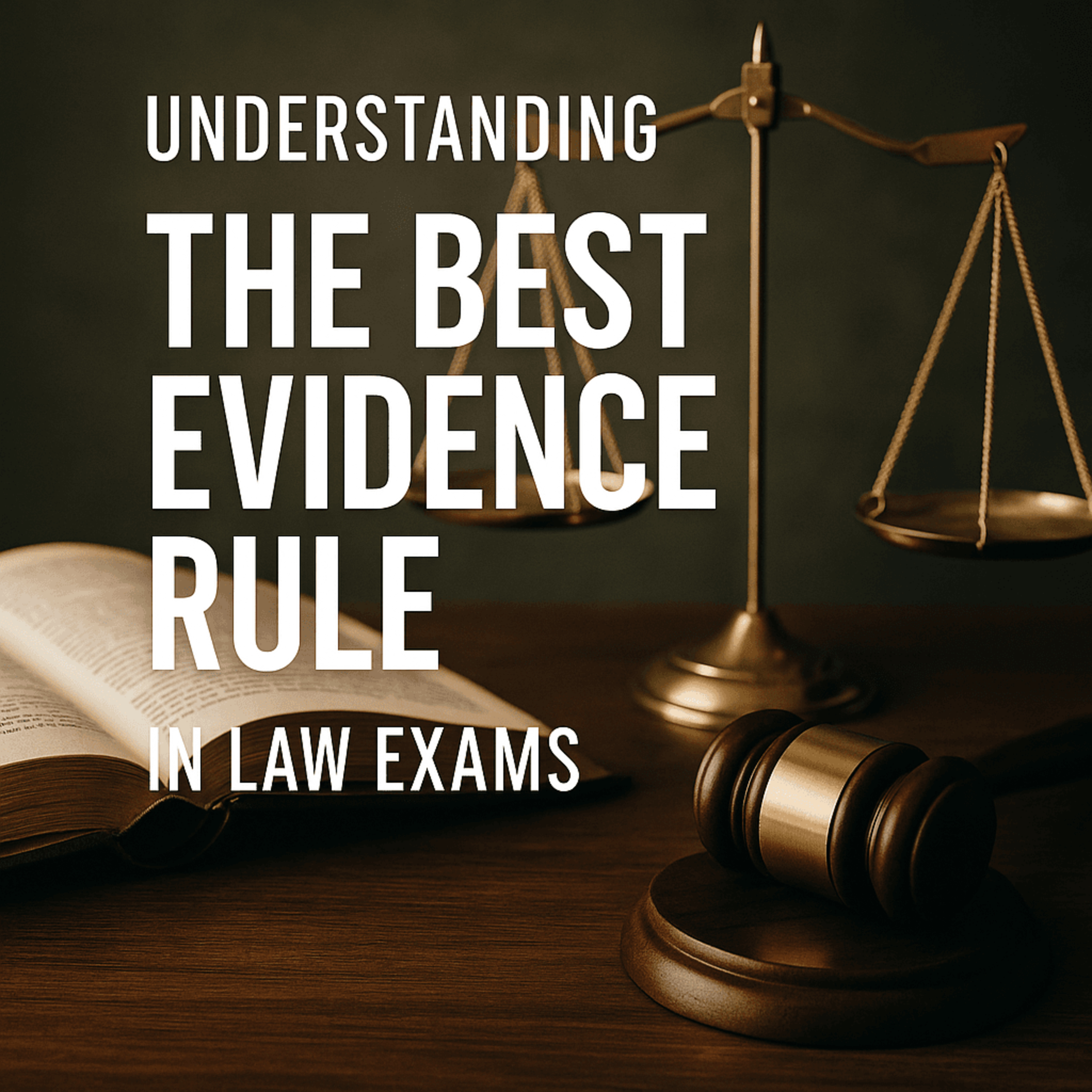 Evidence Lecture Thirty-Eight: The Best Evidence Rule: Original Document Requirements