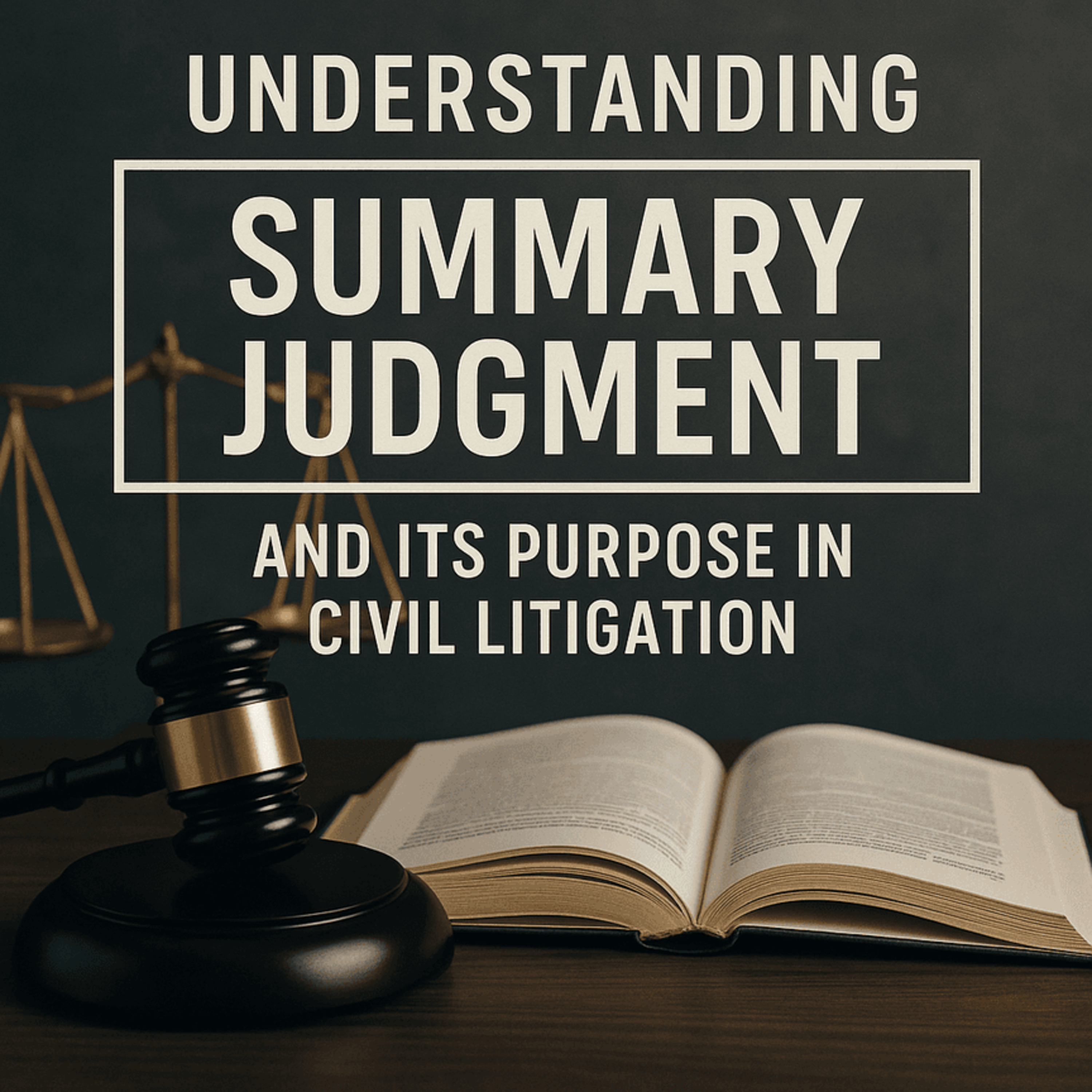 Civil Procedure Lecture Forty-Six - Summary Judgment: No Genuine Dispute of Material Fact