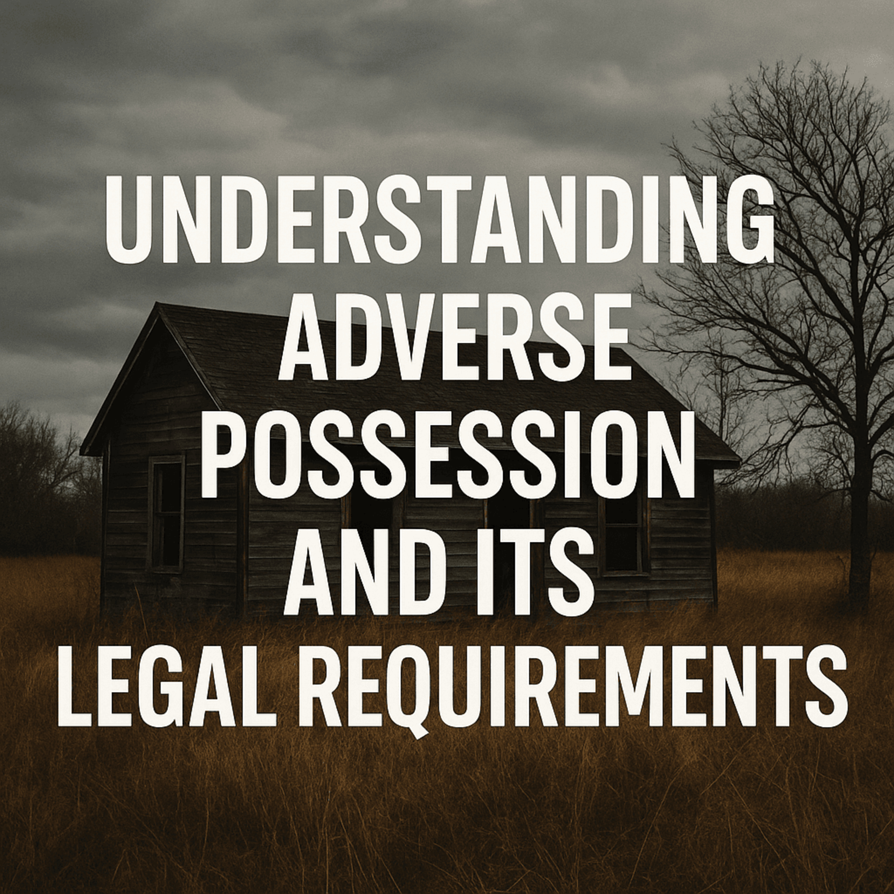 Property Law Lecture Fifty-Two – Adverse Possession: Hostile, Open, and Continuous Use