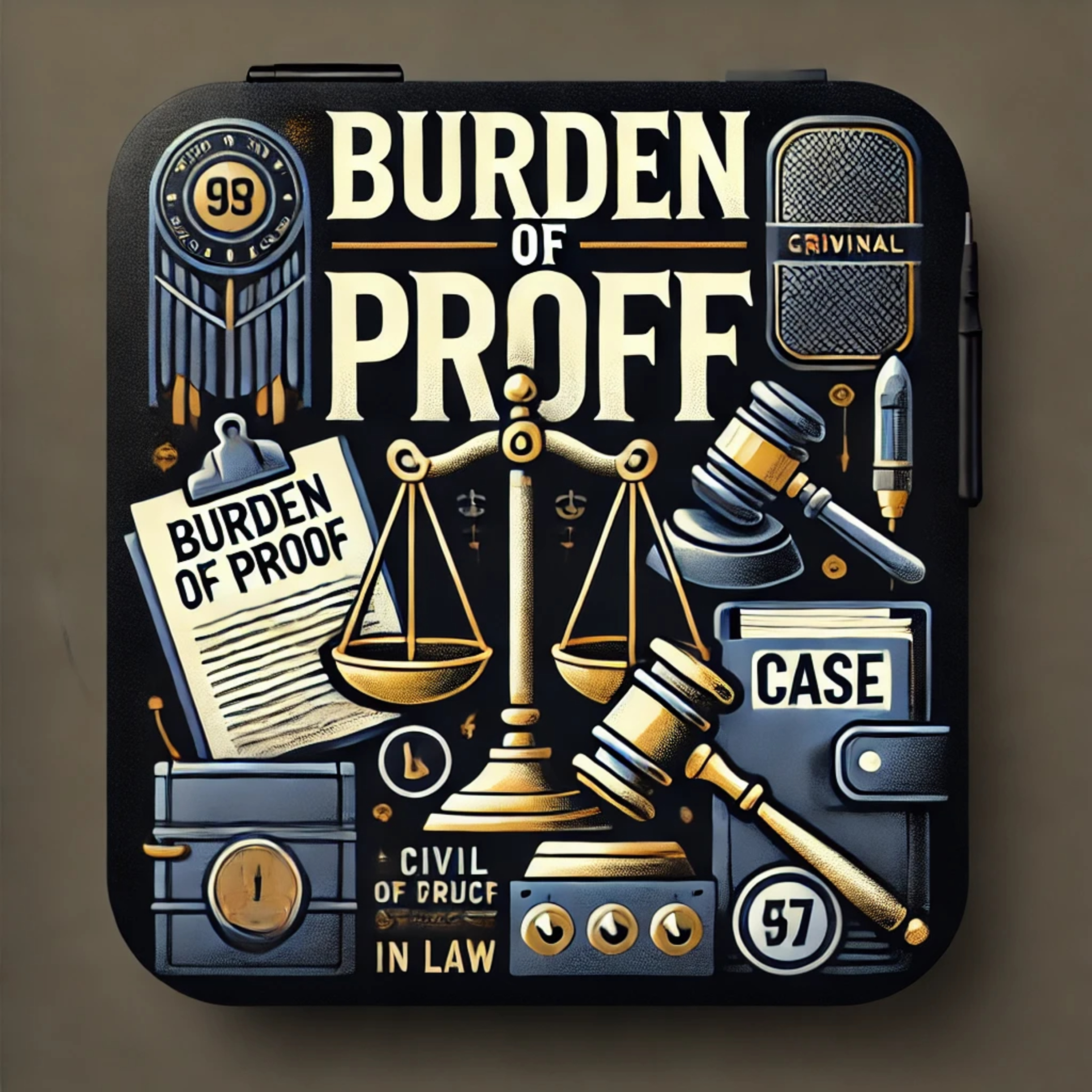 Fundamental Doctrines Lecture Fifty-Seven - Burden of Proof: Civil and Criminal Standards Compared